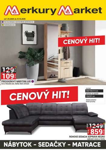 Leták Merkury Market - 1.10.2025 - 31.10.2025.