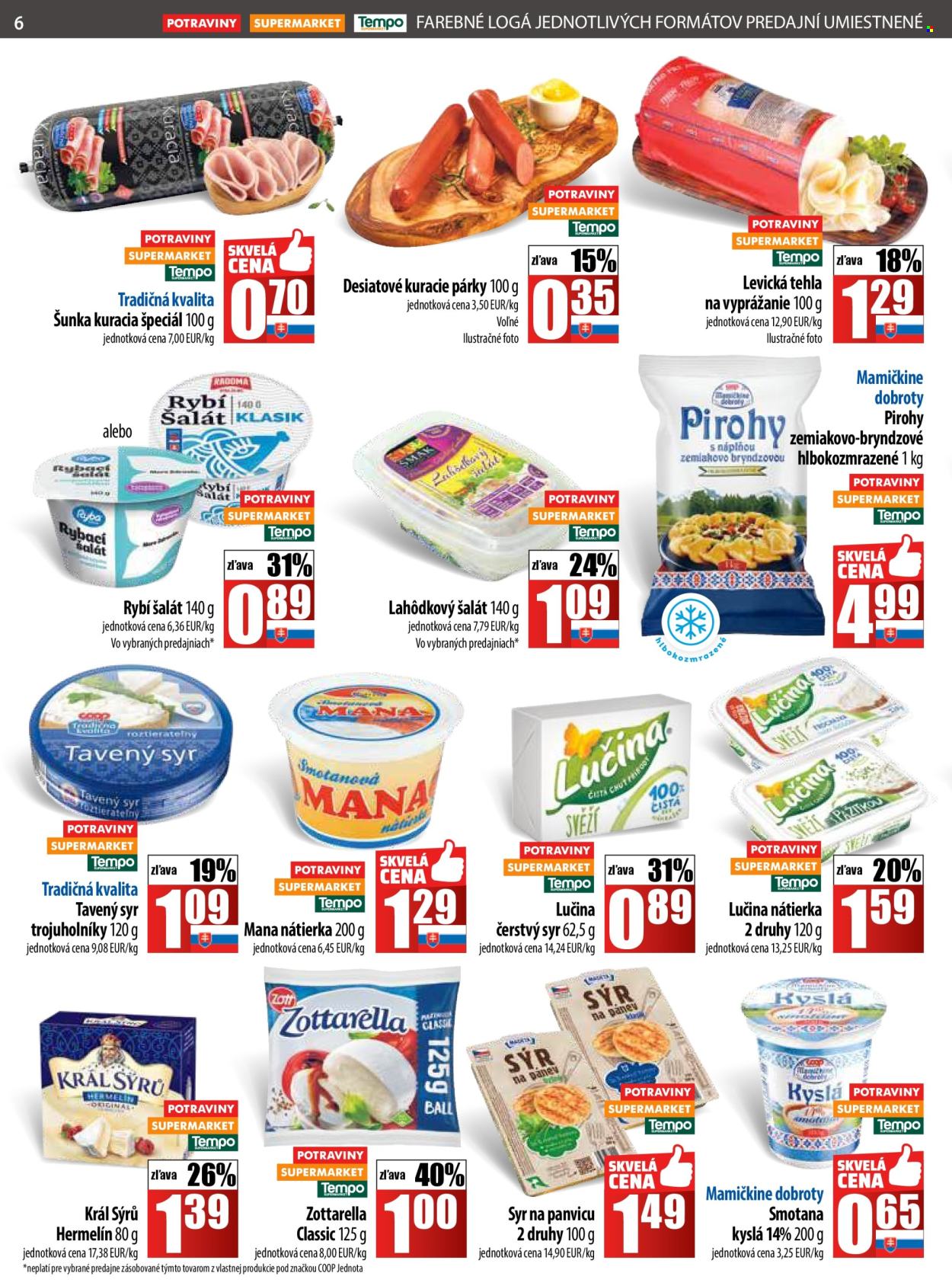 Leták COOP Jednota - 2.10.2025 - 8.10.2025. Strana 6