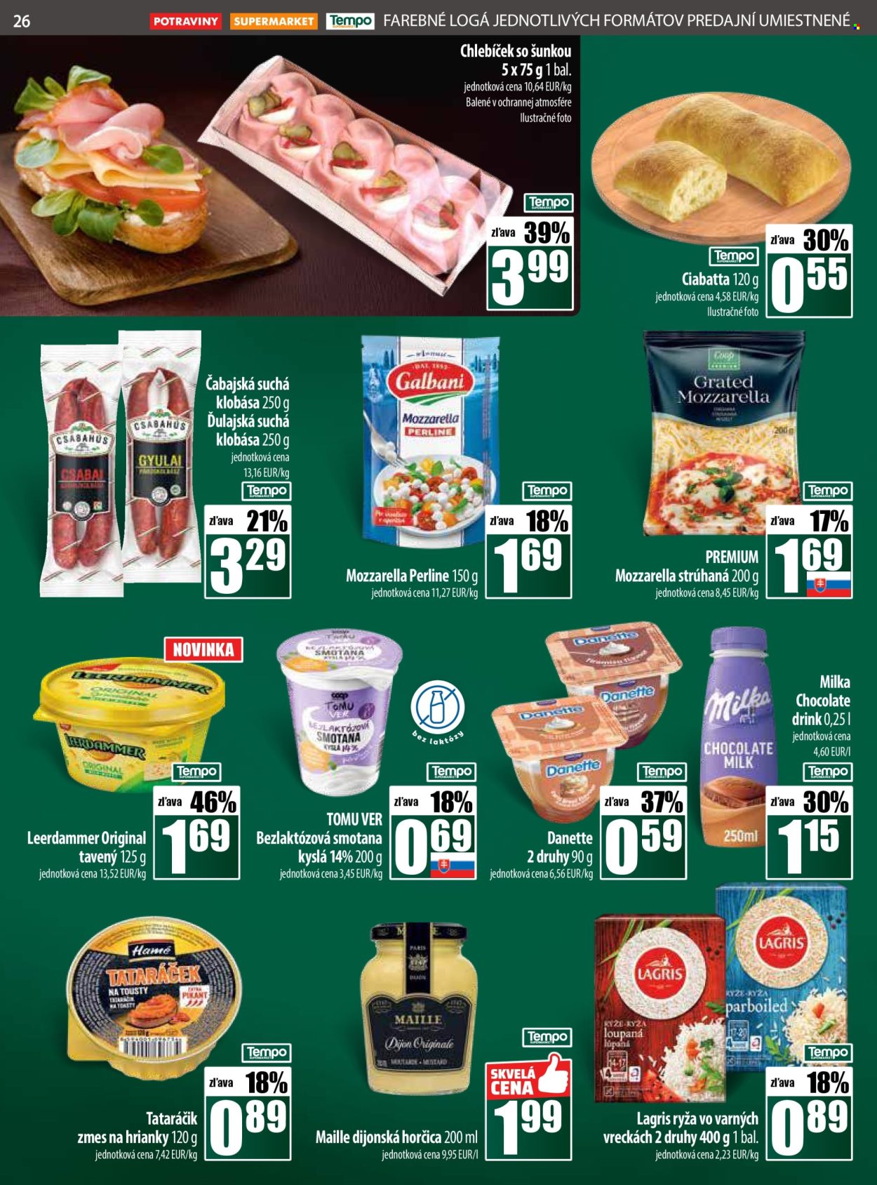 Leták COOP Jednota - 2.10.2025 - 8.10.2025. Strana 26