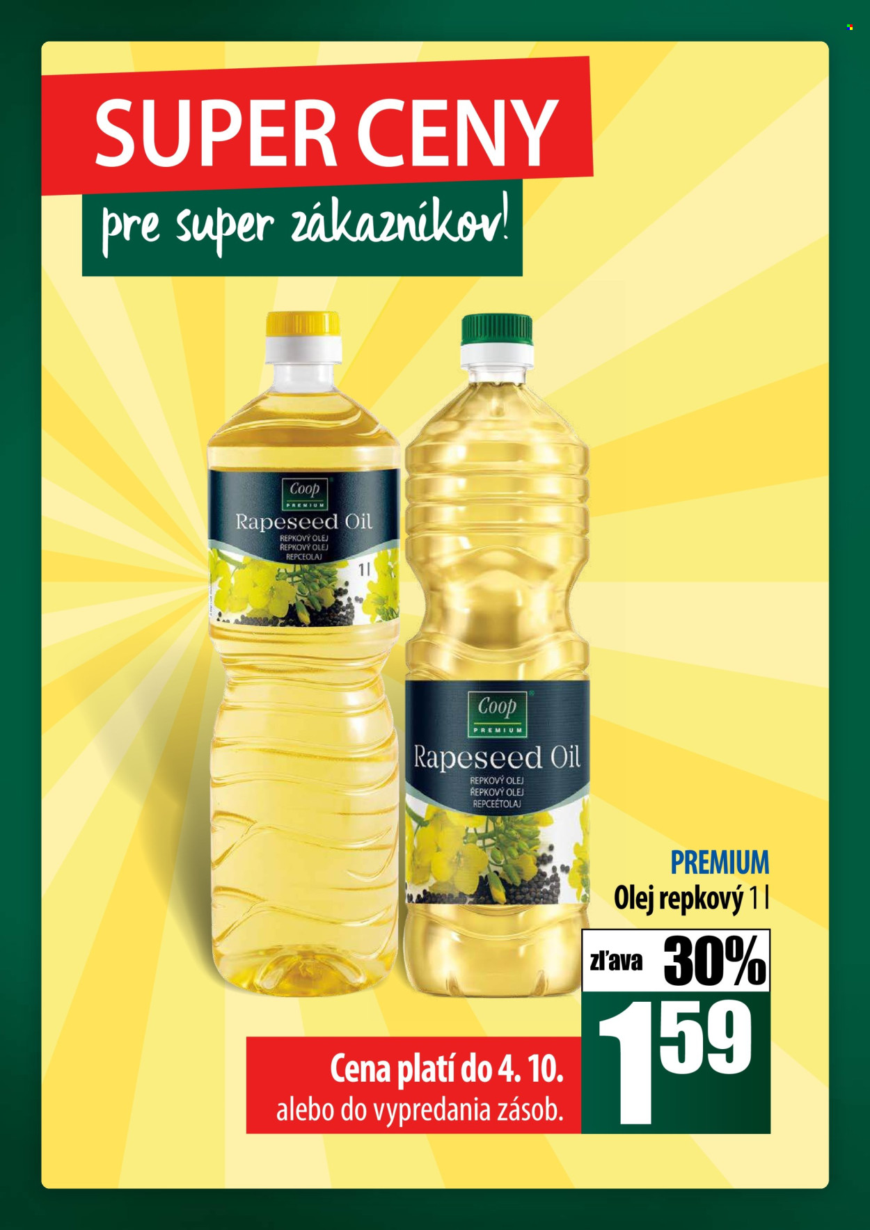 Leták COOP Jednota - 2.10.2025 - 8.10.2025. Strana 30