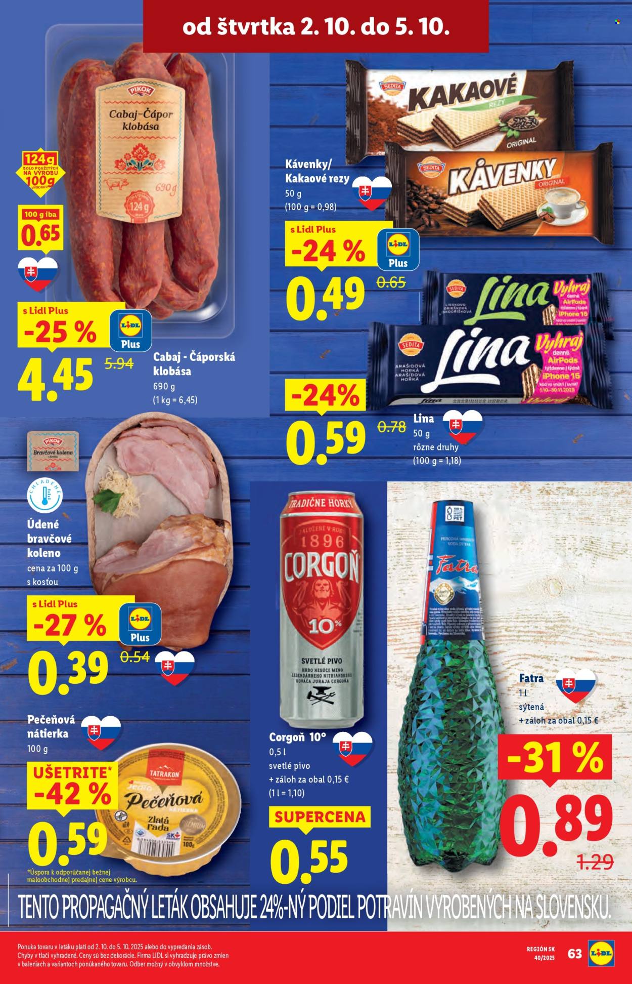 Leták Lidl - 2.10.2025 - 5.10.2025. Strana 13