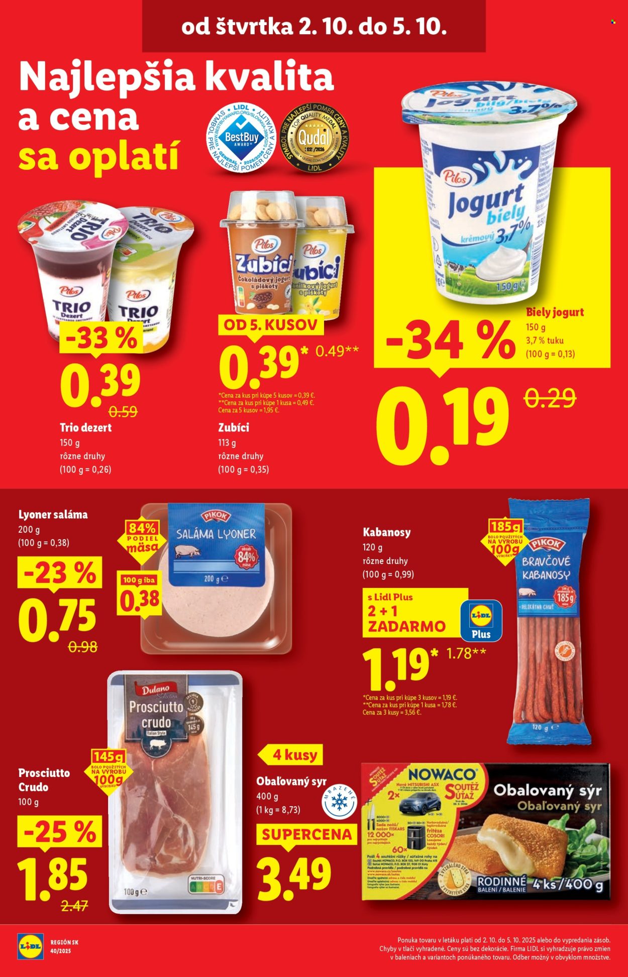 Leták Lidl - 2.10.2025 - 5.10.2025. Strana 18