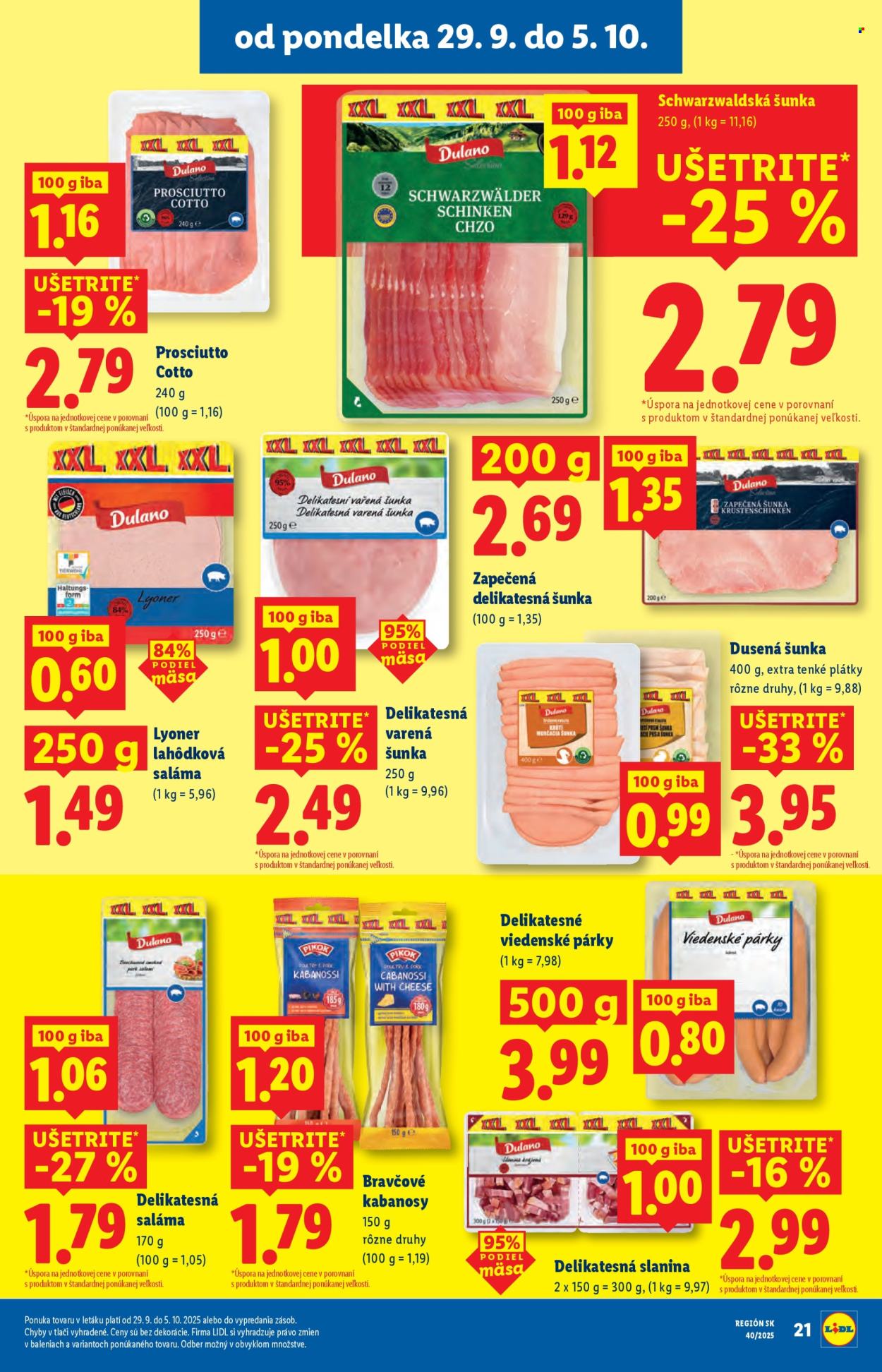 Leták Lidl - 2.10.2025 - 5.10.2025. Strana 59