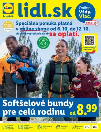 Leták Lidl - 6.10.2025 - 12.10.2025.