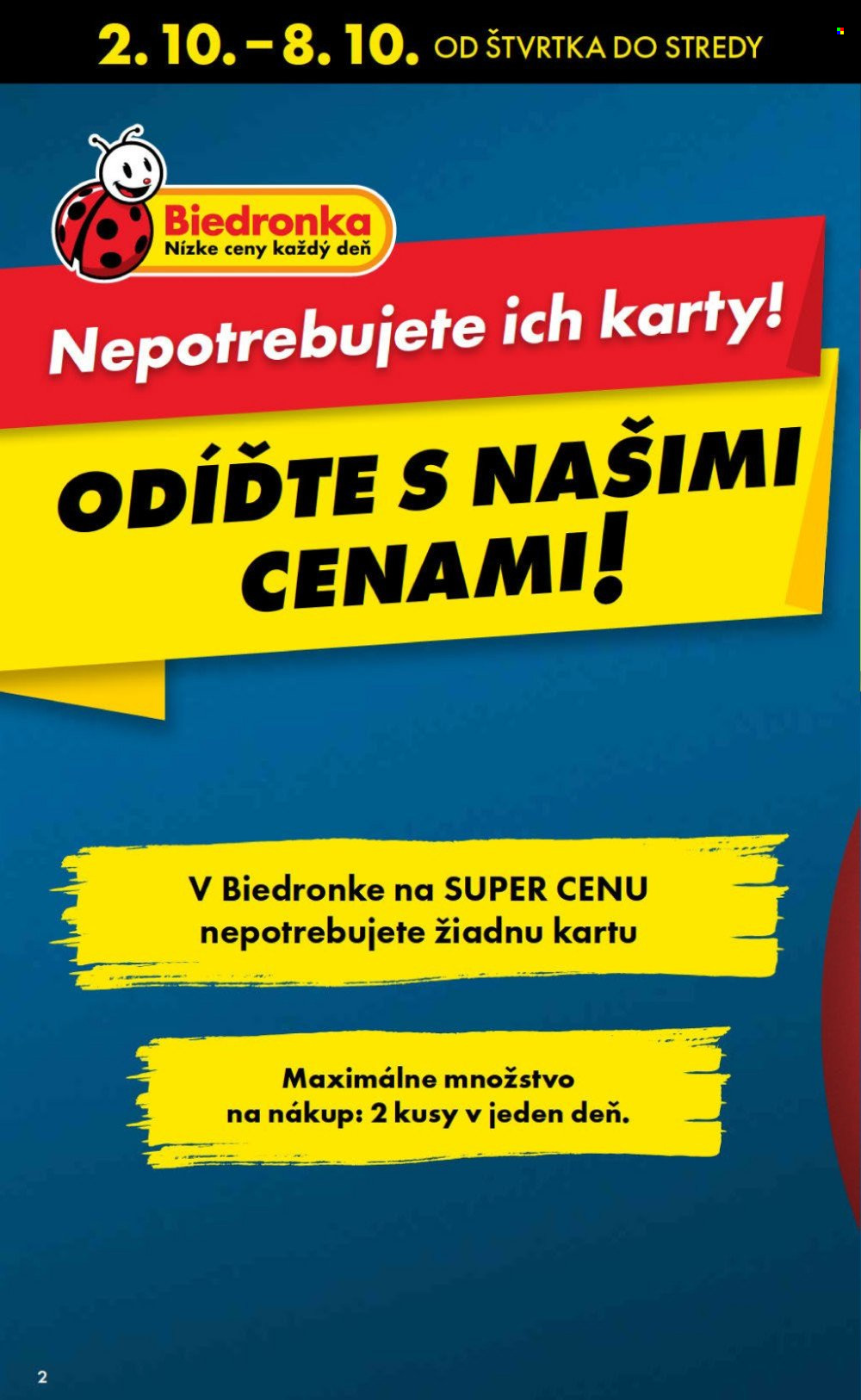 Leták Biedronka - 2.10.2025 - 8.10.2025. Strana 2