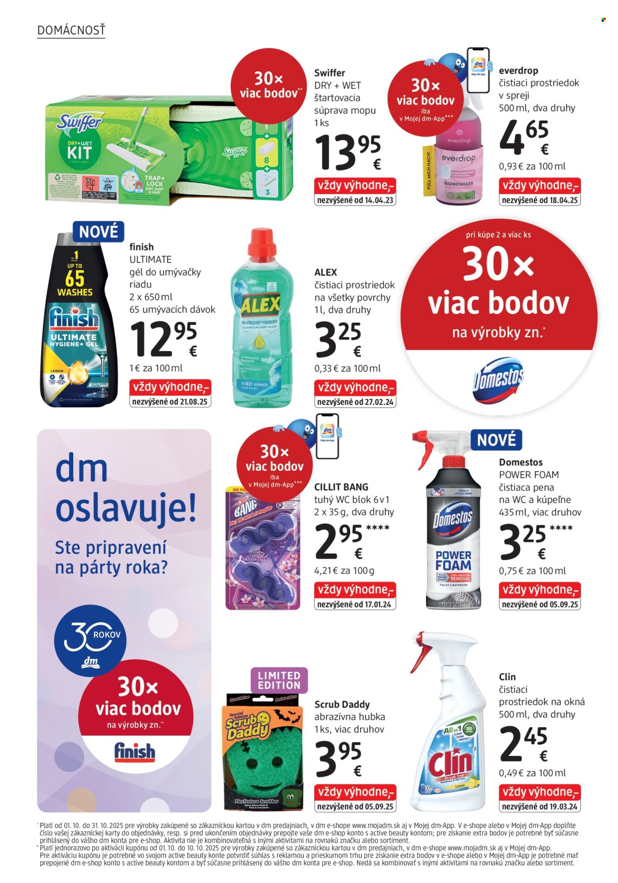 Leták dm drogerie - 1.10.2025 - 31.10.2025. Strana 30