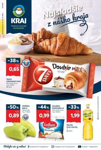 Leták Kraj - 2.10.2025 - 8.10.2025.