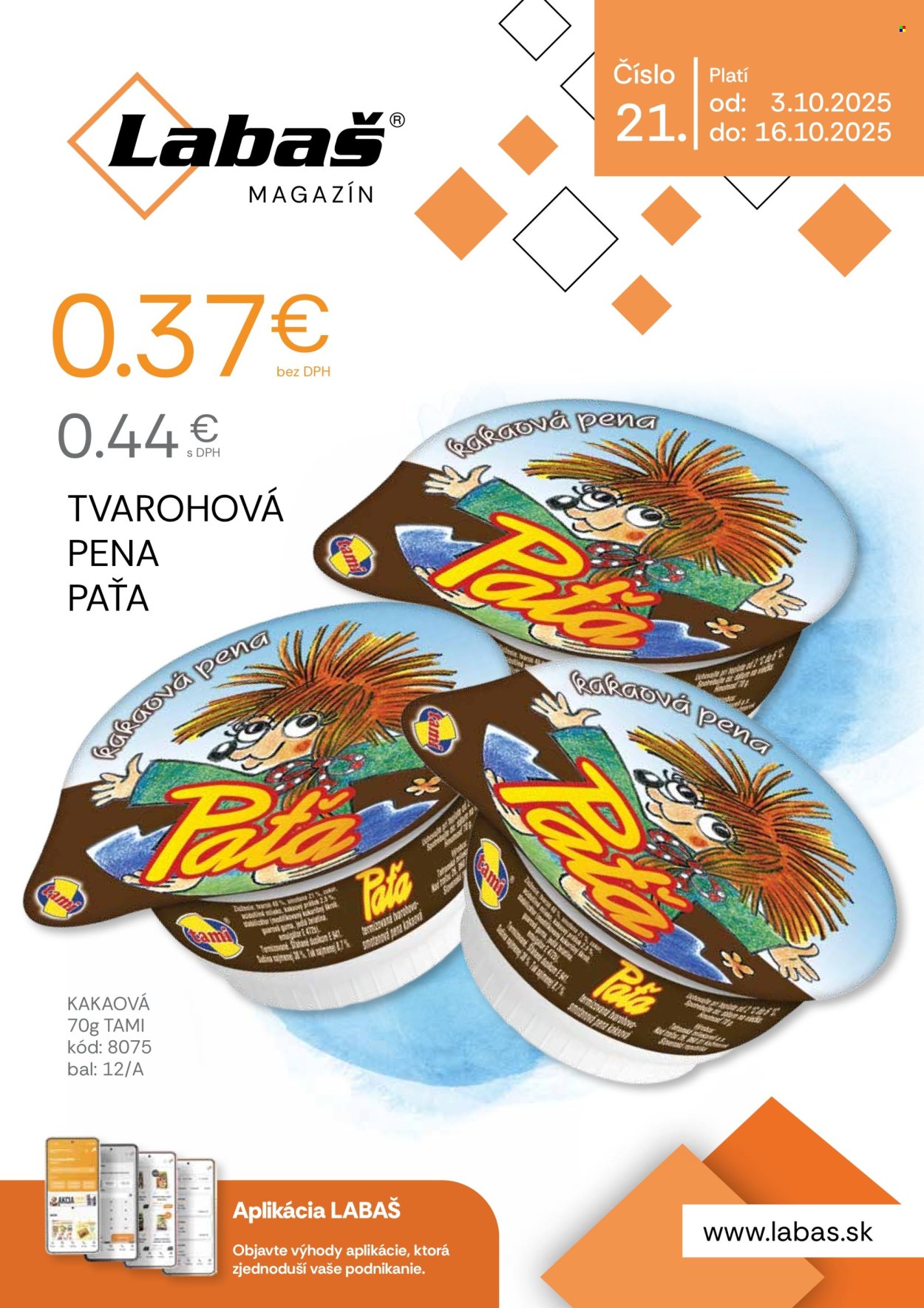 Leták Labaš - 3.10.2025 - 16.10.2025. Strana 36