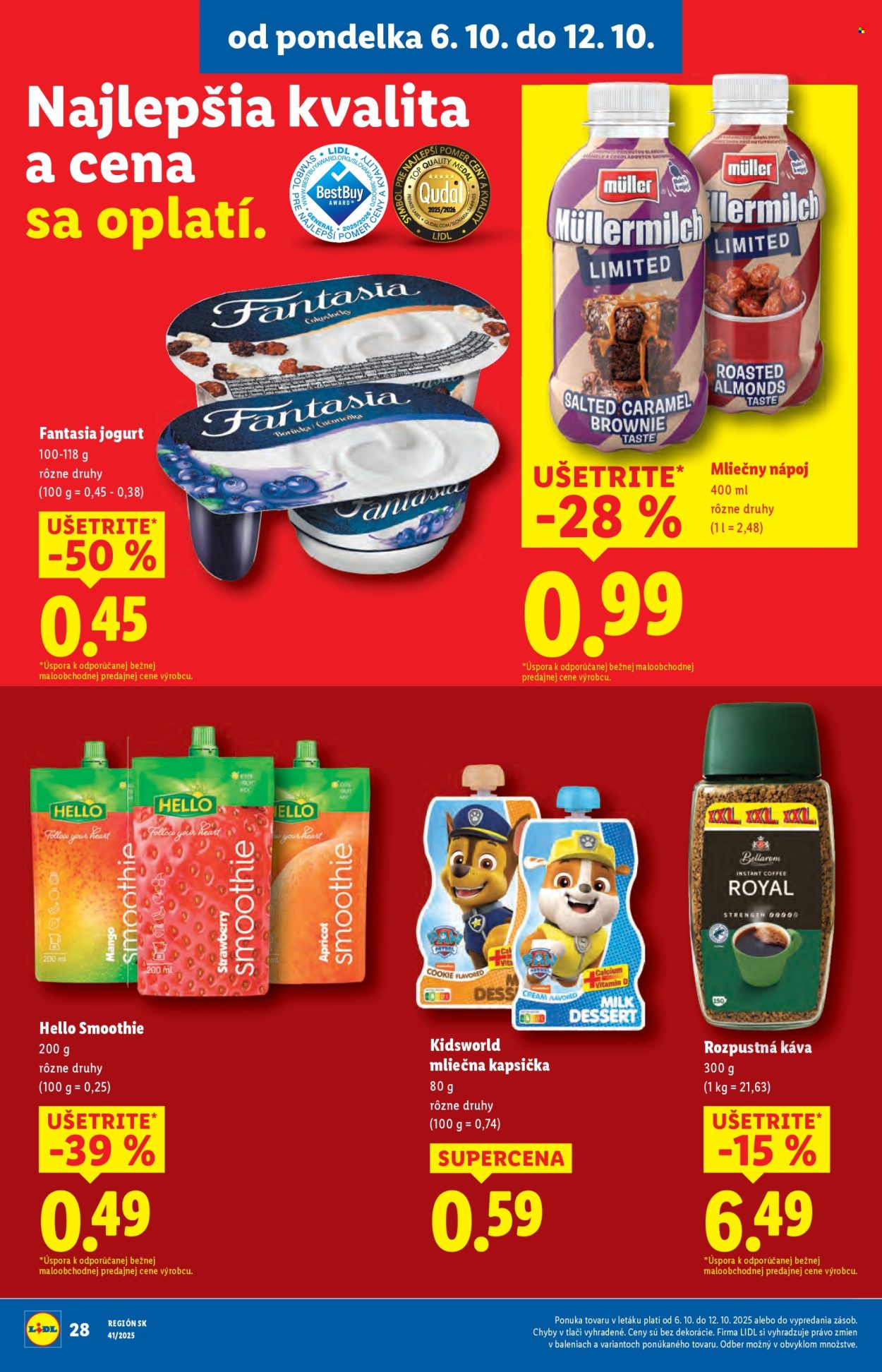 Leták Lidl - 6.10.2025 - 12.10.2025. Strana 36