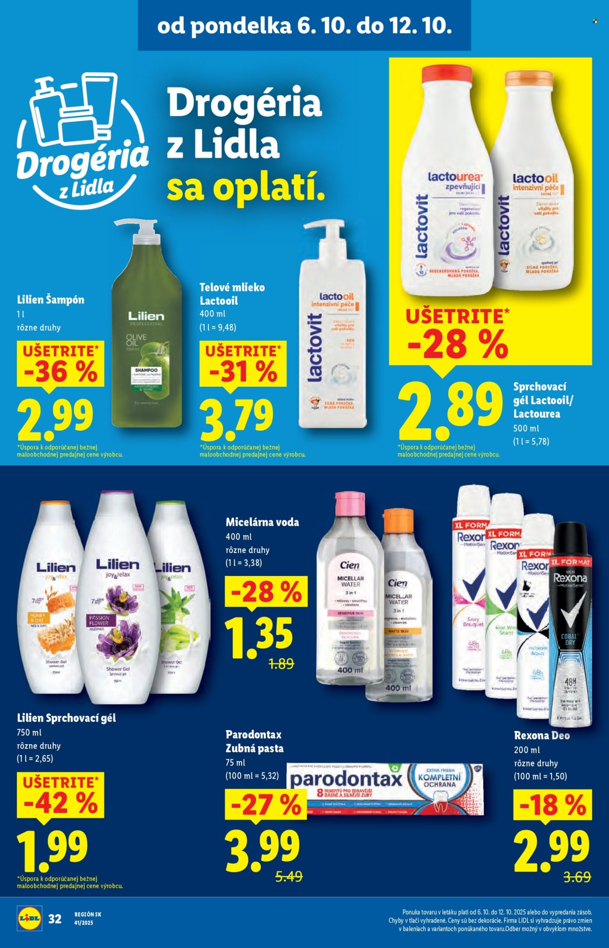 Leták Lidl - 6.10.2025 - 12.10.2025. Strana 44