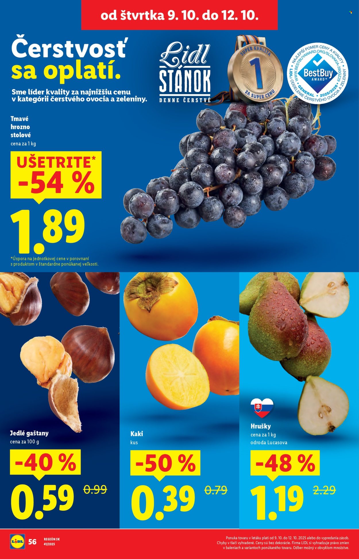 Leták Lidl - 6.10.2025 - 12.10.2025. Strana 72