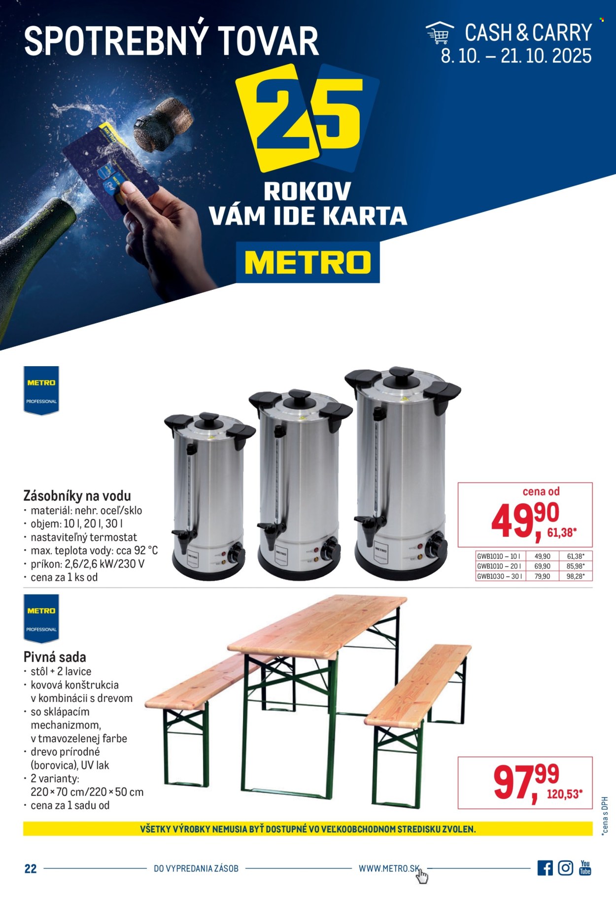 Leták Metro - 8.10.2025 - 21.10.2025. Strana 1