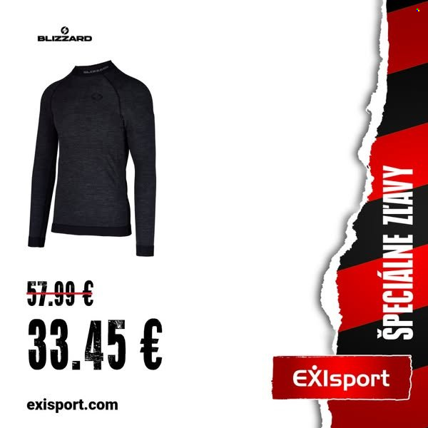 Leták Exisport. Strana 2
