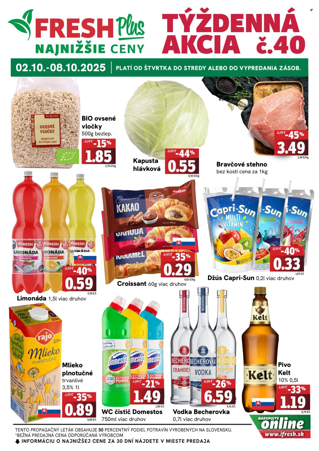 Leták FRESH - 2.10.2025 - 8.10.2025. Strana 1
