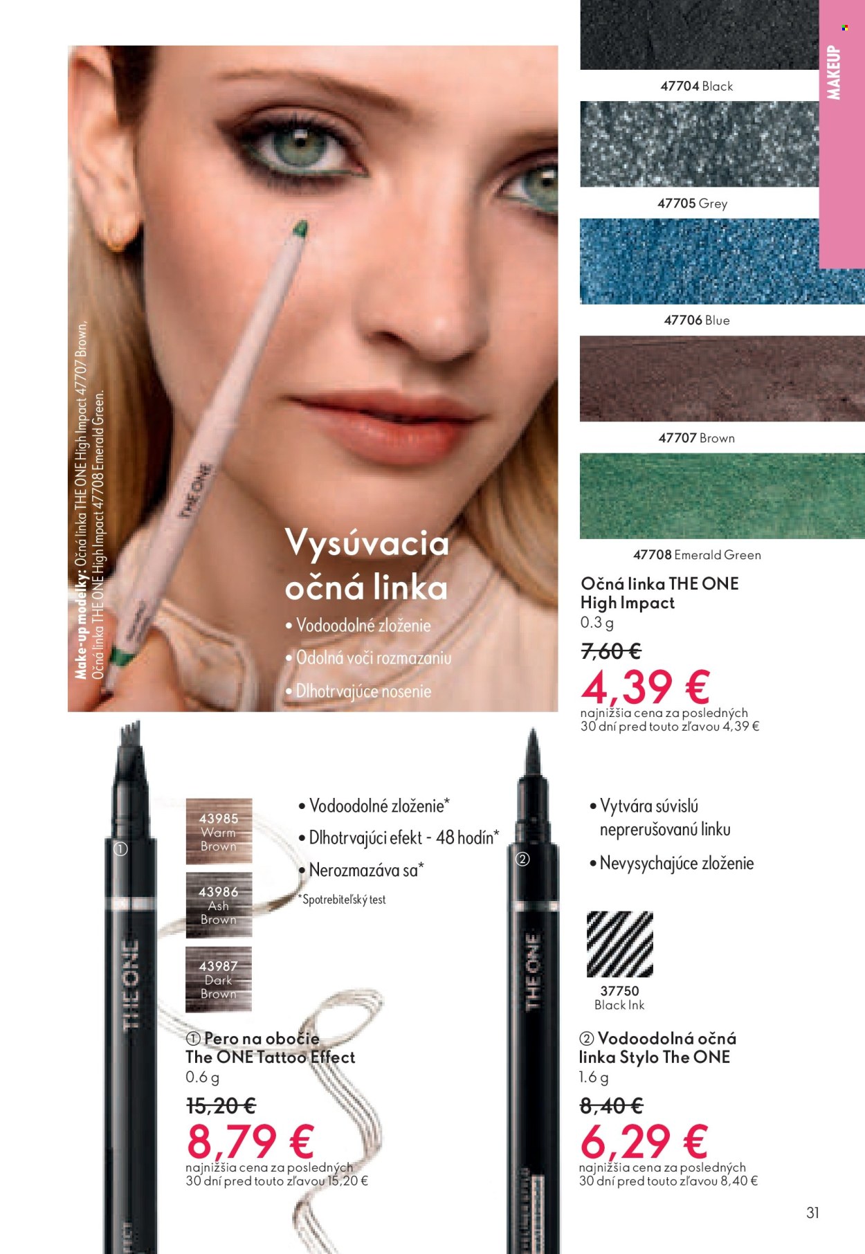 Leták Oriflame - 22.10.2025 - 11.11.2025. Strana 31