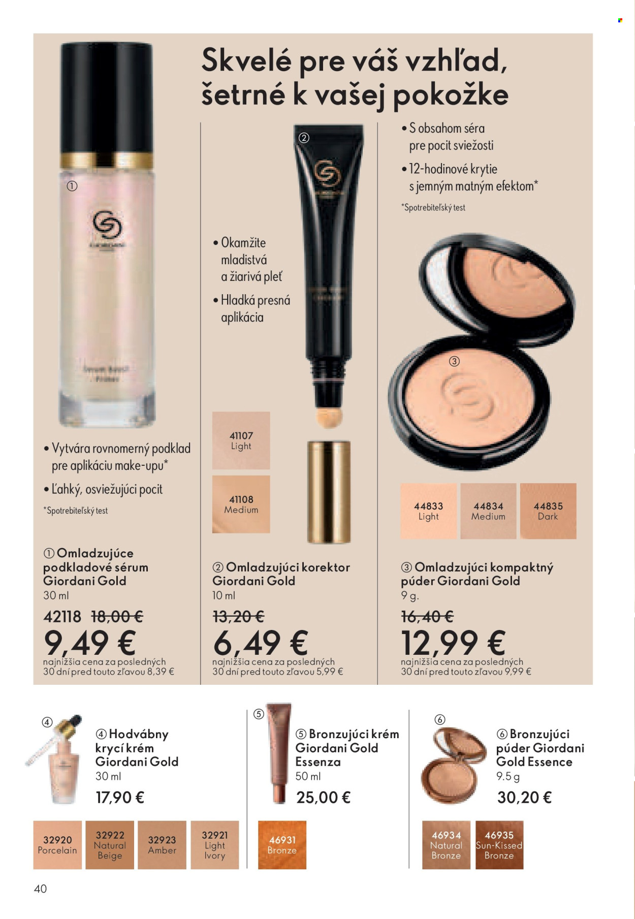 Leták Oriflame - 22.10.2025 - 11.11.2025. Strana 40