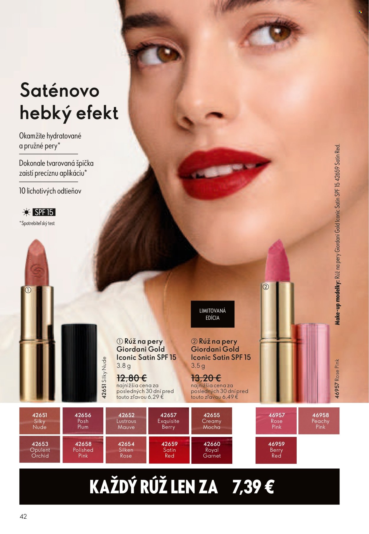 Leták Oriflame - 22.10.2025 - 11.11.2025. Strana 42