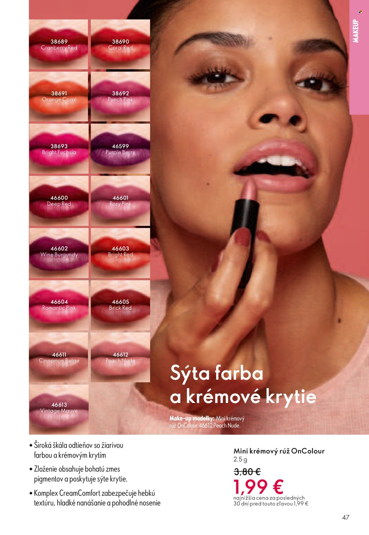 Leták Oriflame - 22.10.2025 - 11.11.2025. Strana 47