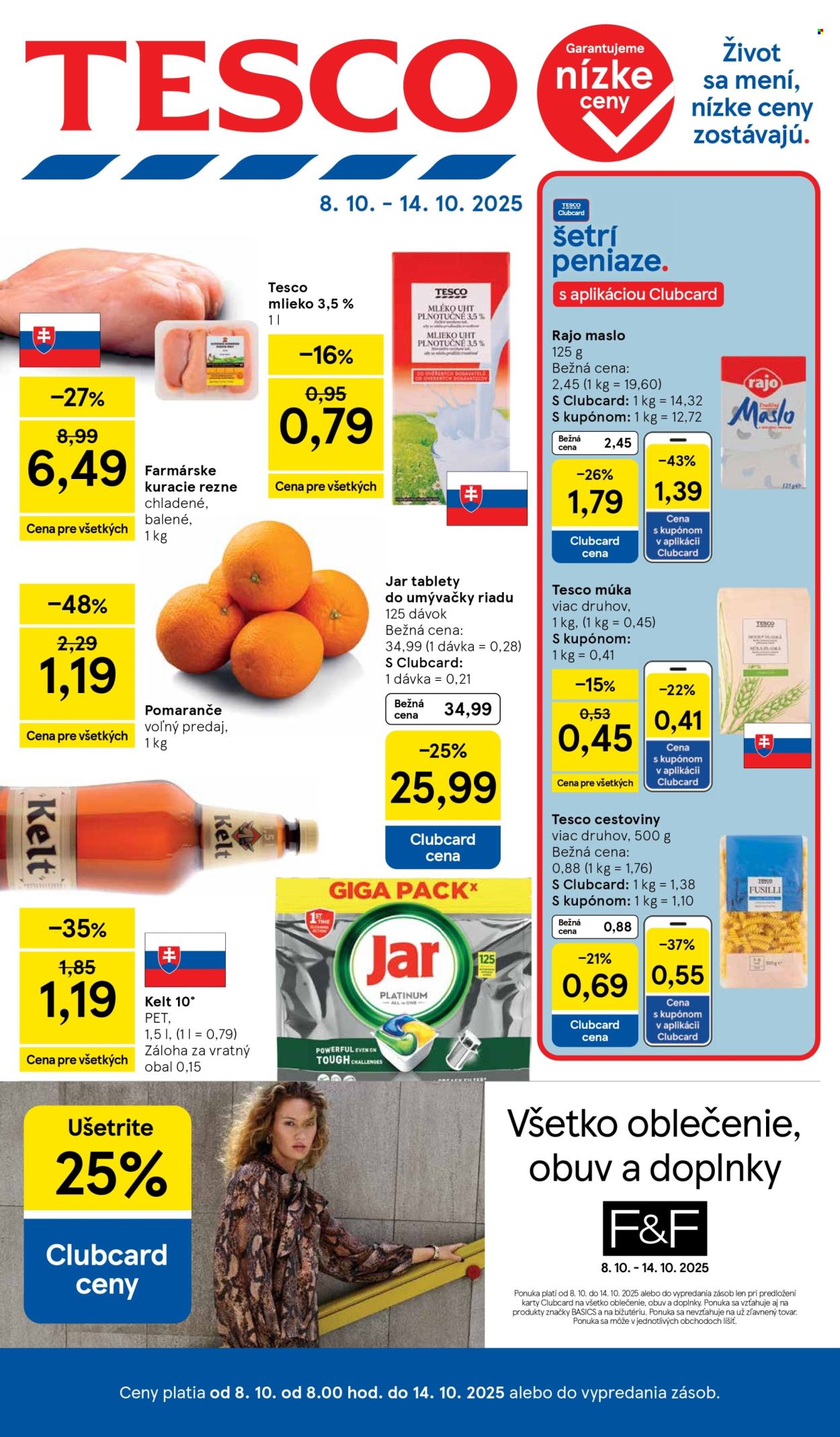 Leták TESCO - 8.10.2025 - 14.10.2025. Strana 1