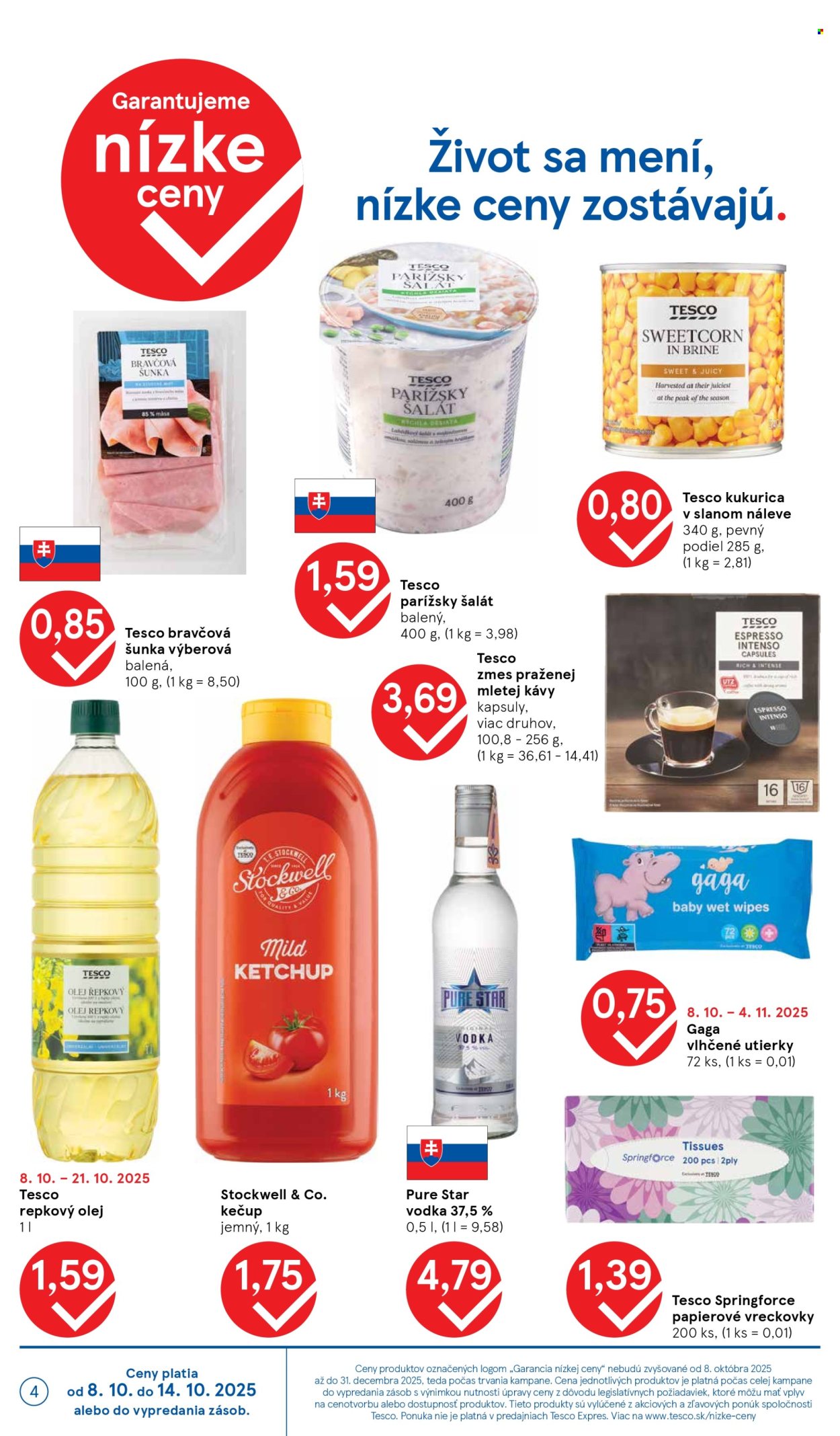 Leták TESCO - 8.10.2025 - 14.10.2025. Strana 4