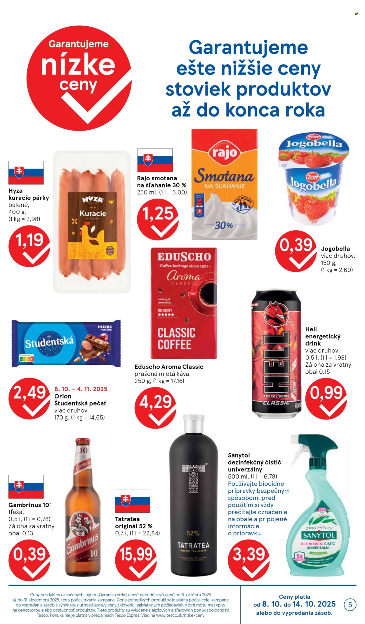 Leták TESCO - 8.10.2025 - 14.10.2025. Strana 5