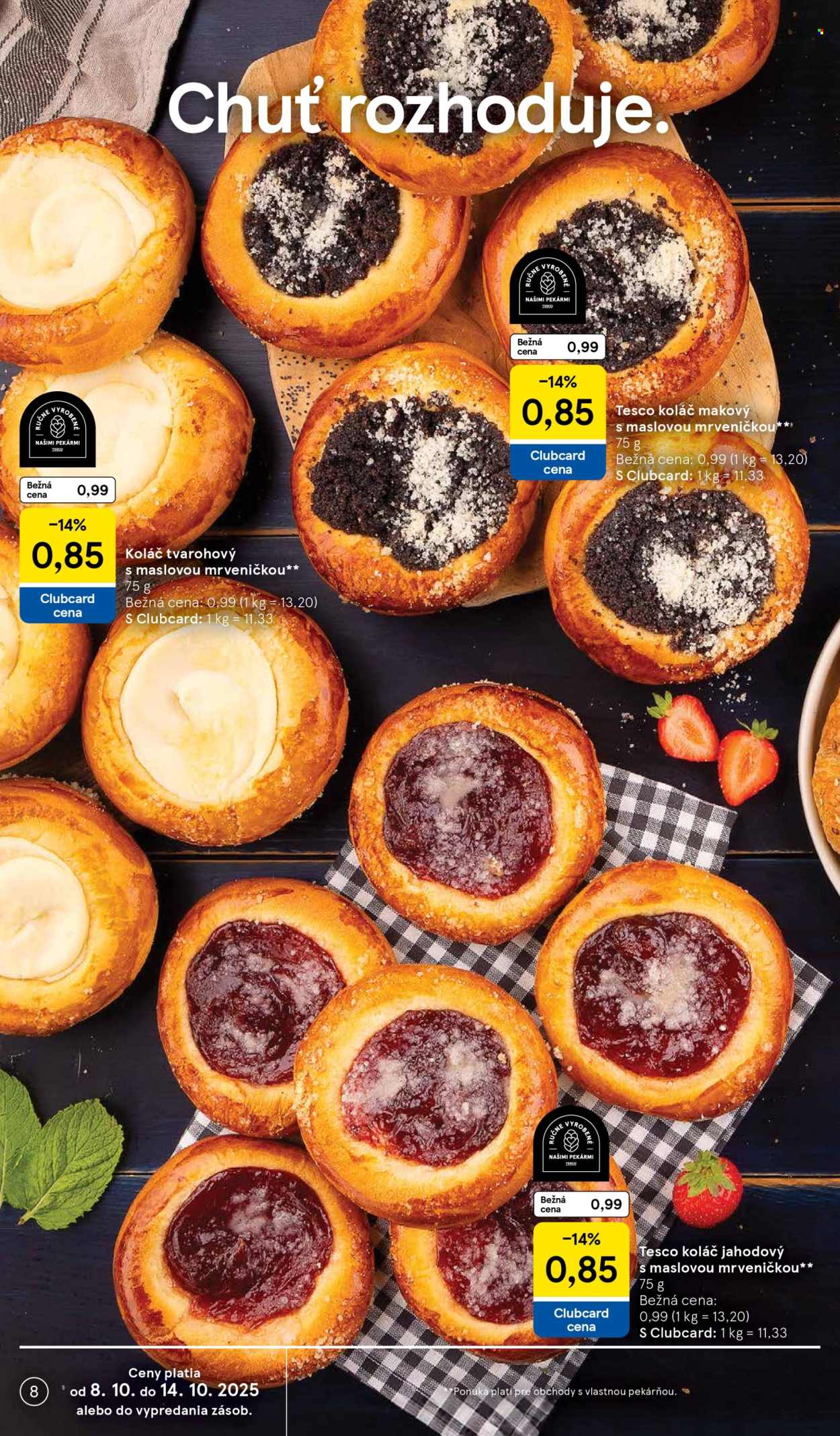 Leták TESCO - 8.10.2025 - 14.10.2025. Strana 8