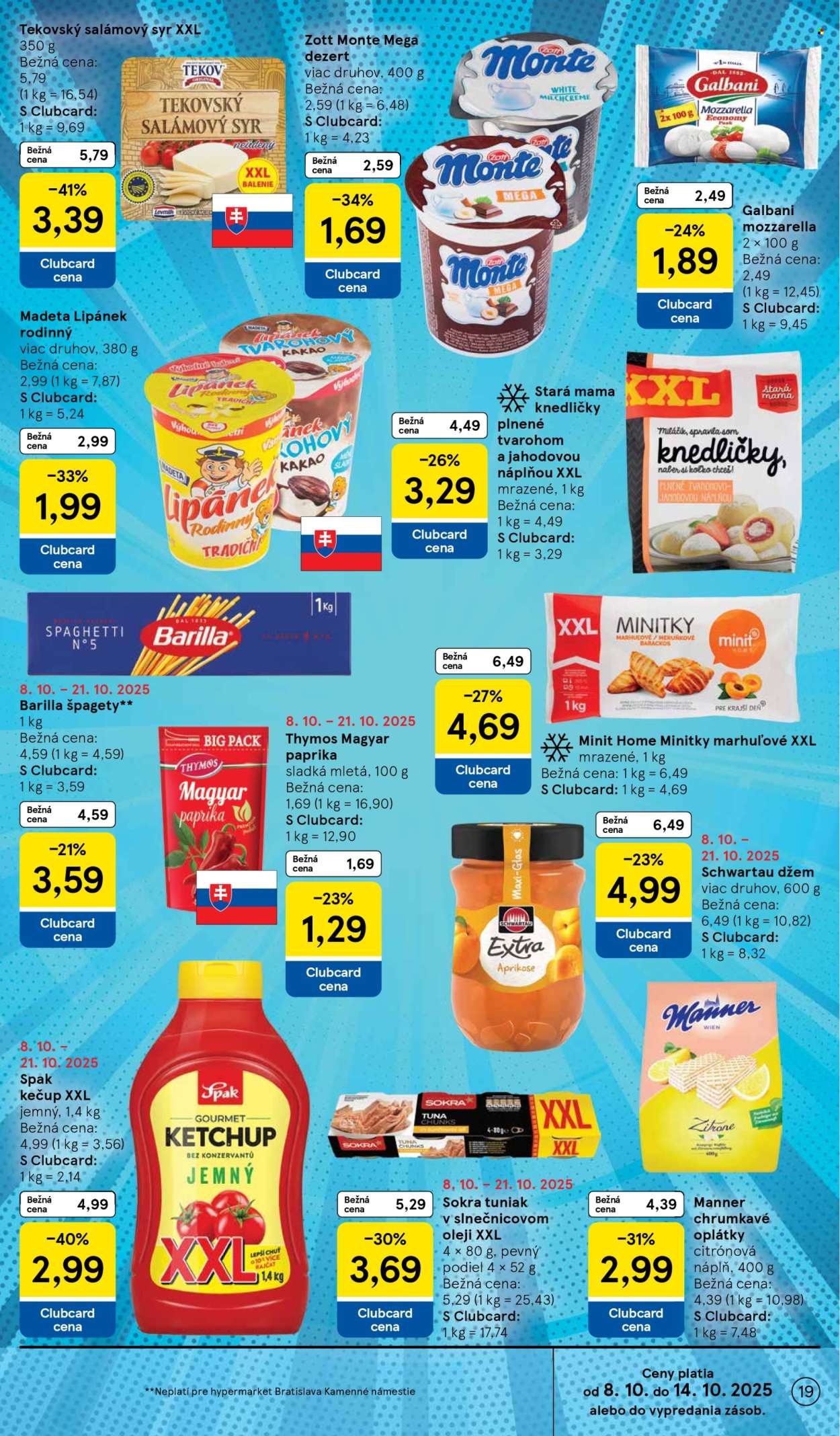 Leták TESCO - 8.10.2025 - 14.10.2025. Strana 19