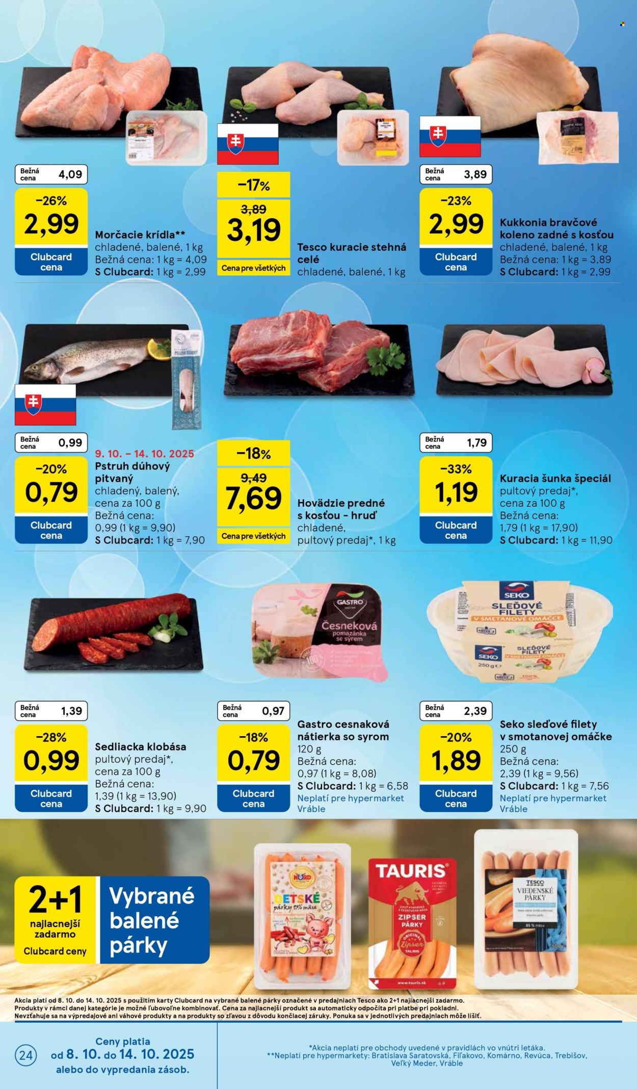 Leták TESCO - 8.10.2025 - 14.10.2025. Strana 24
