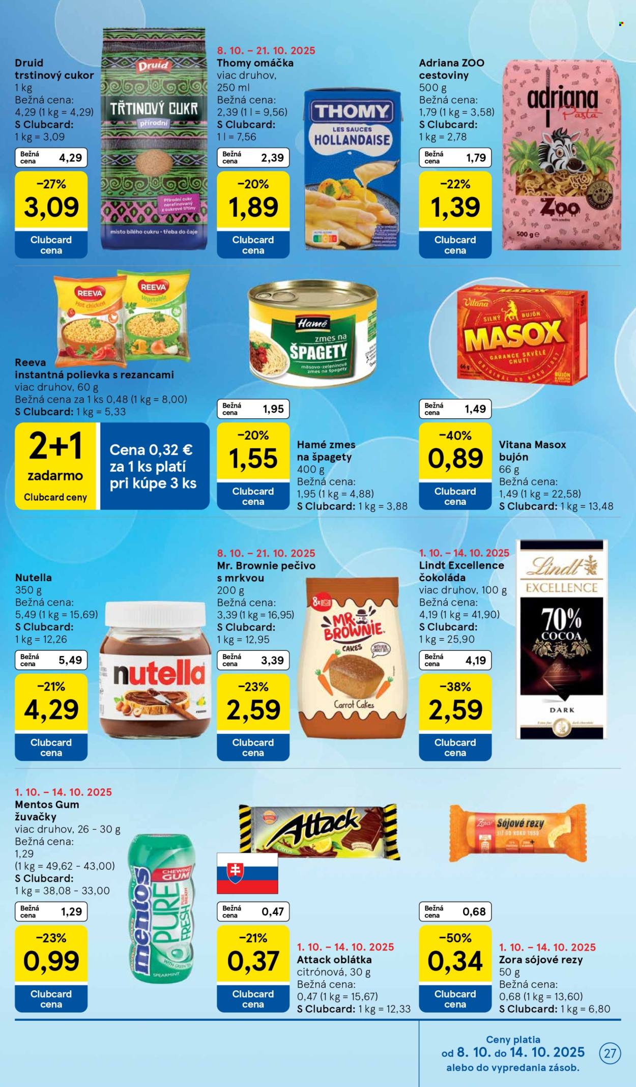 Leták TESCO - 8.10.2025 - 14.10.2025. Strana 27