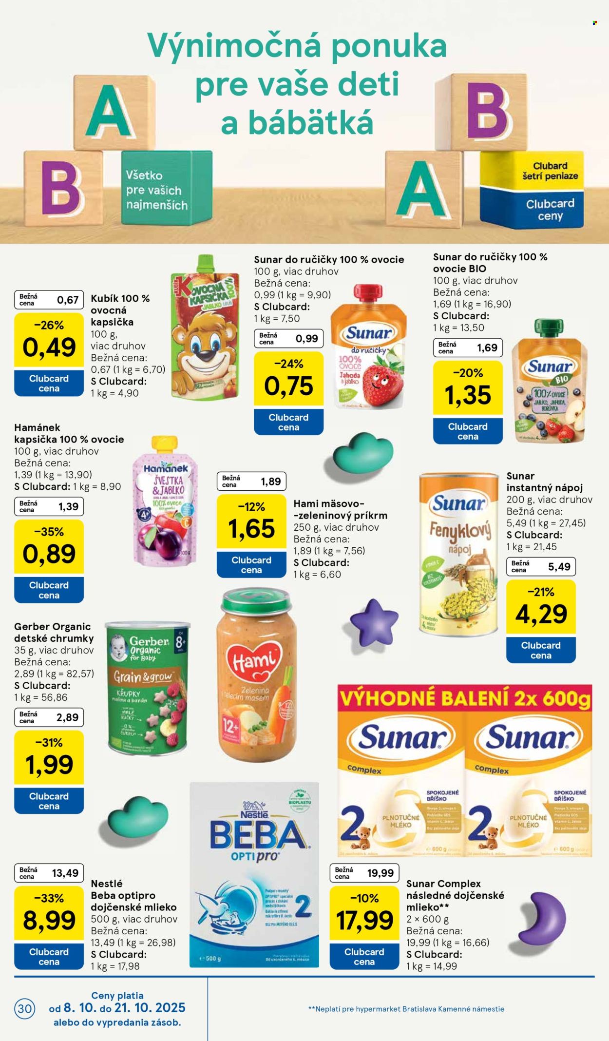 Leták TESCO - 8.10.2025 - 14.10.2025. Strana 30