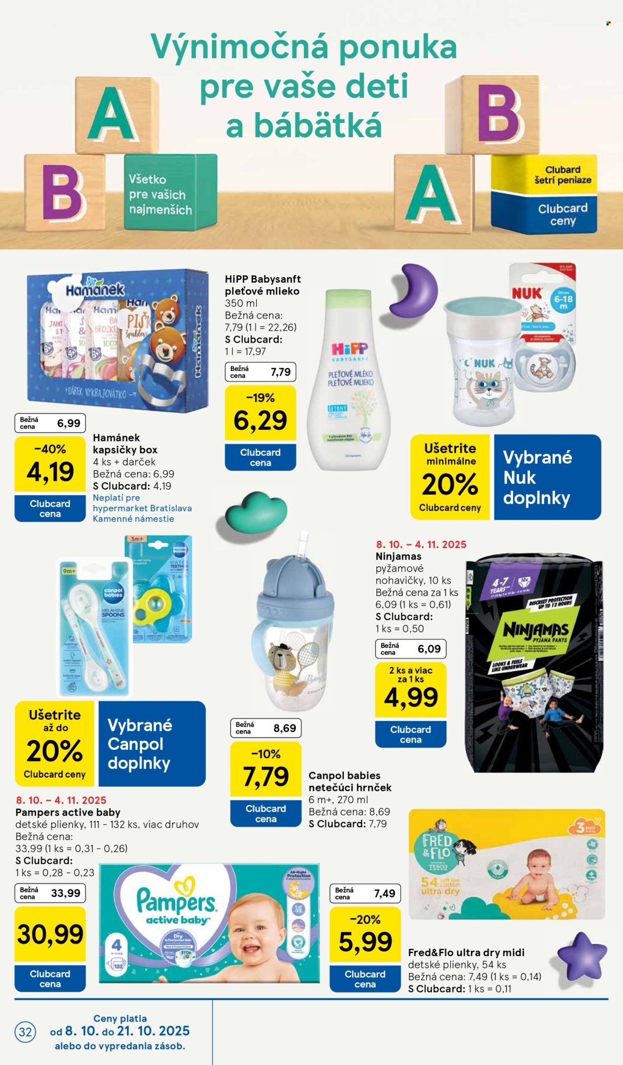 Leták TESCO - 8.10.2025 - 14.10.2025. Strana 32