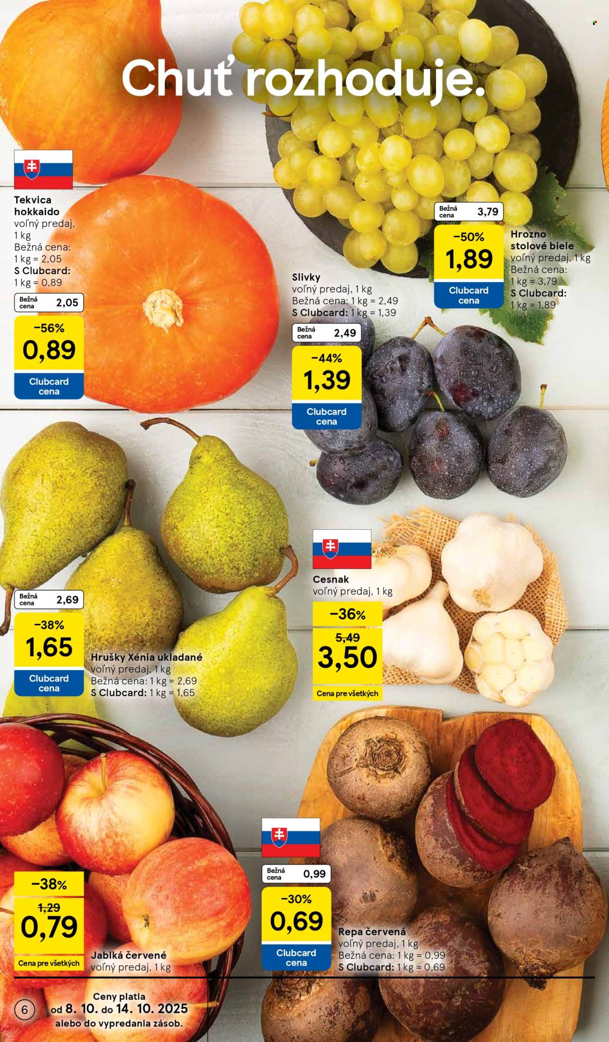 Leták TESCO supermarket - 8.10.2025 - 14.10.2025. Strana 6