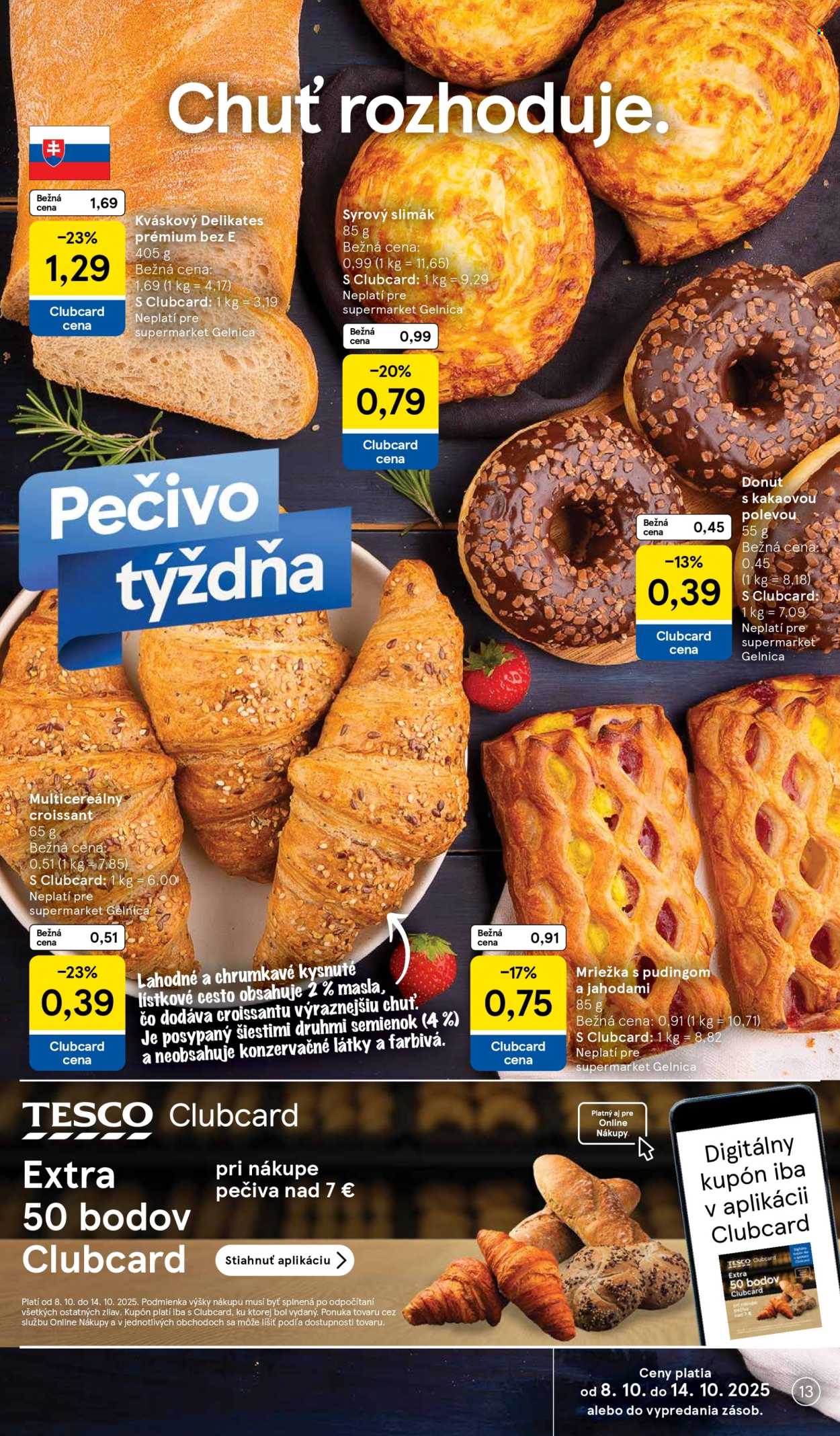 Leták TESCO supermarket - 8.10.2025 - 14.10.2025. Strana 13