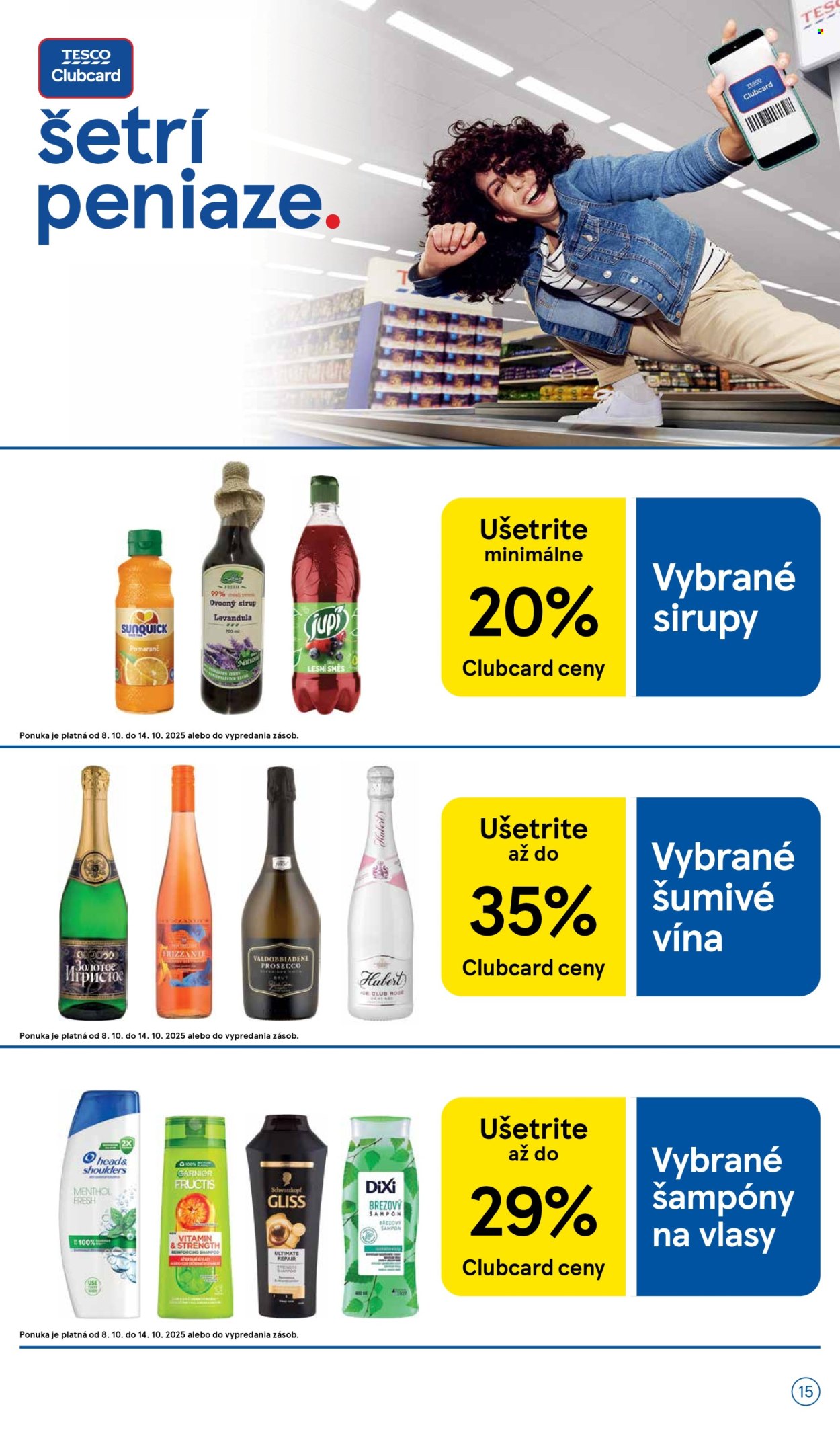 Leták TESCO supermarket - 8.10.2025 - 14.10.2025. Strana 15