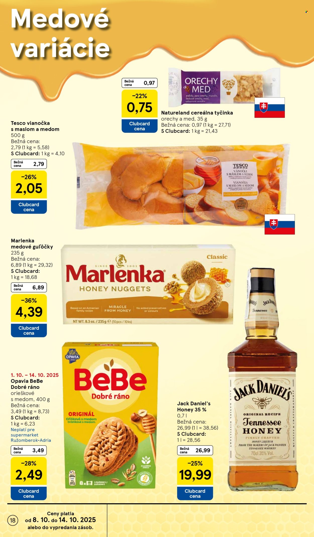 Leták TESCO supermarket - 8.10.2025 - 14.10.2025. Strana 18