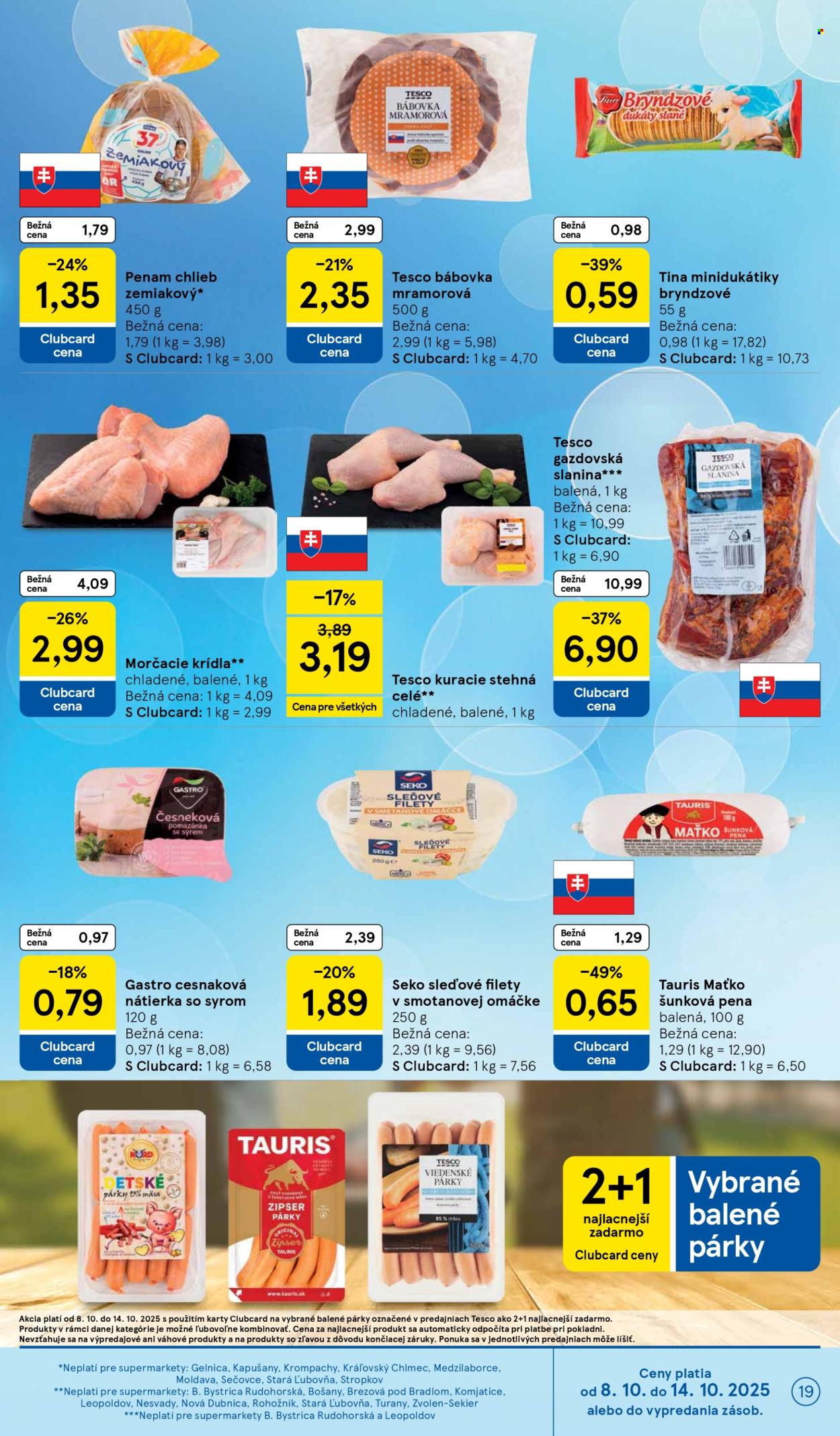 Leták TESCO supermarket - 8.10.2025 - 14.10.2025. Strana 19