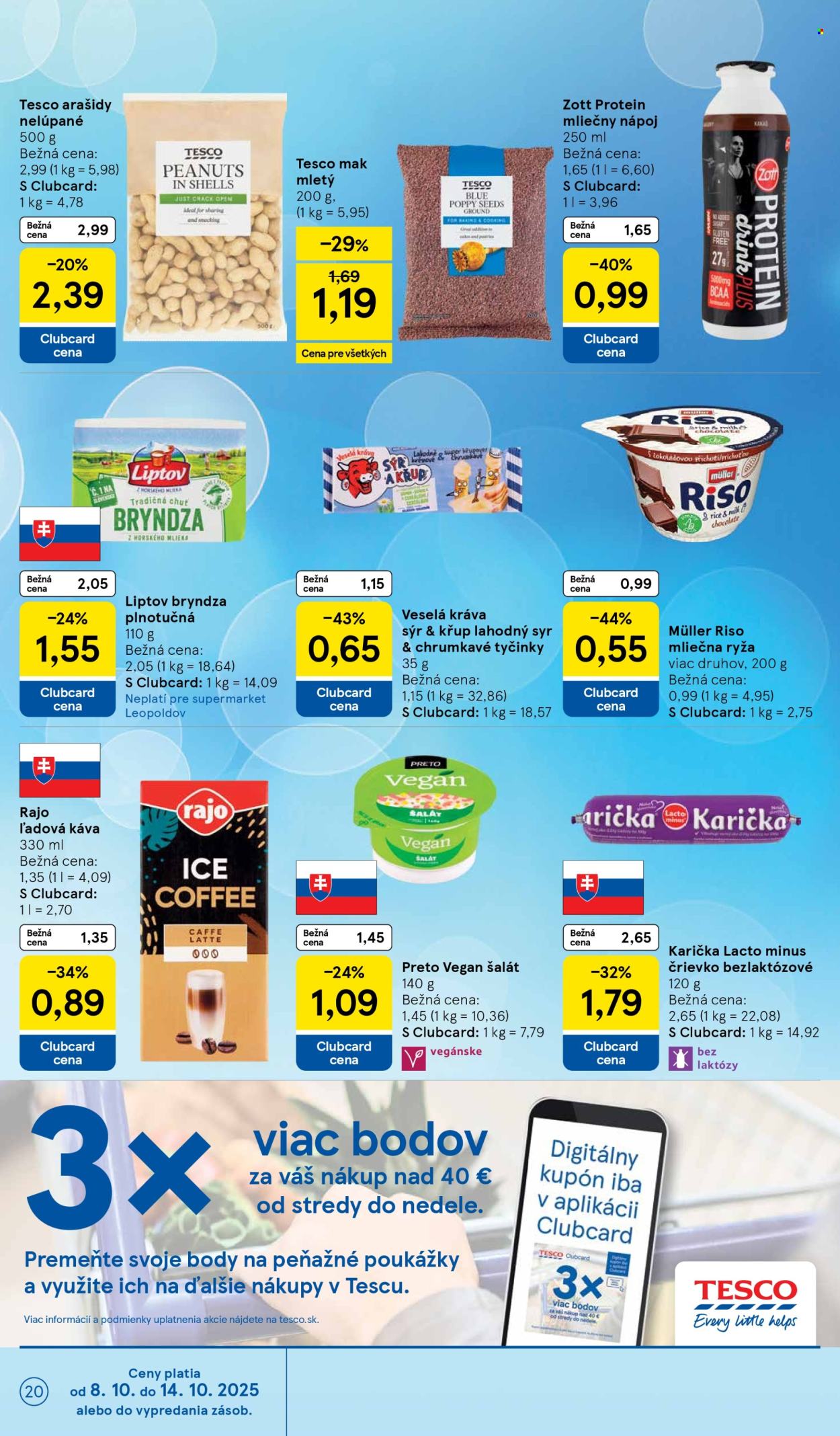 Leták TESCO supermarket - 8.10.2025 - 14.10.2025. Strana 20