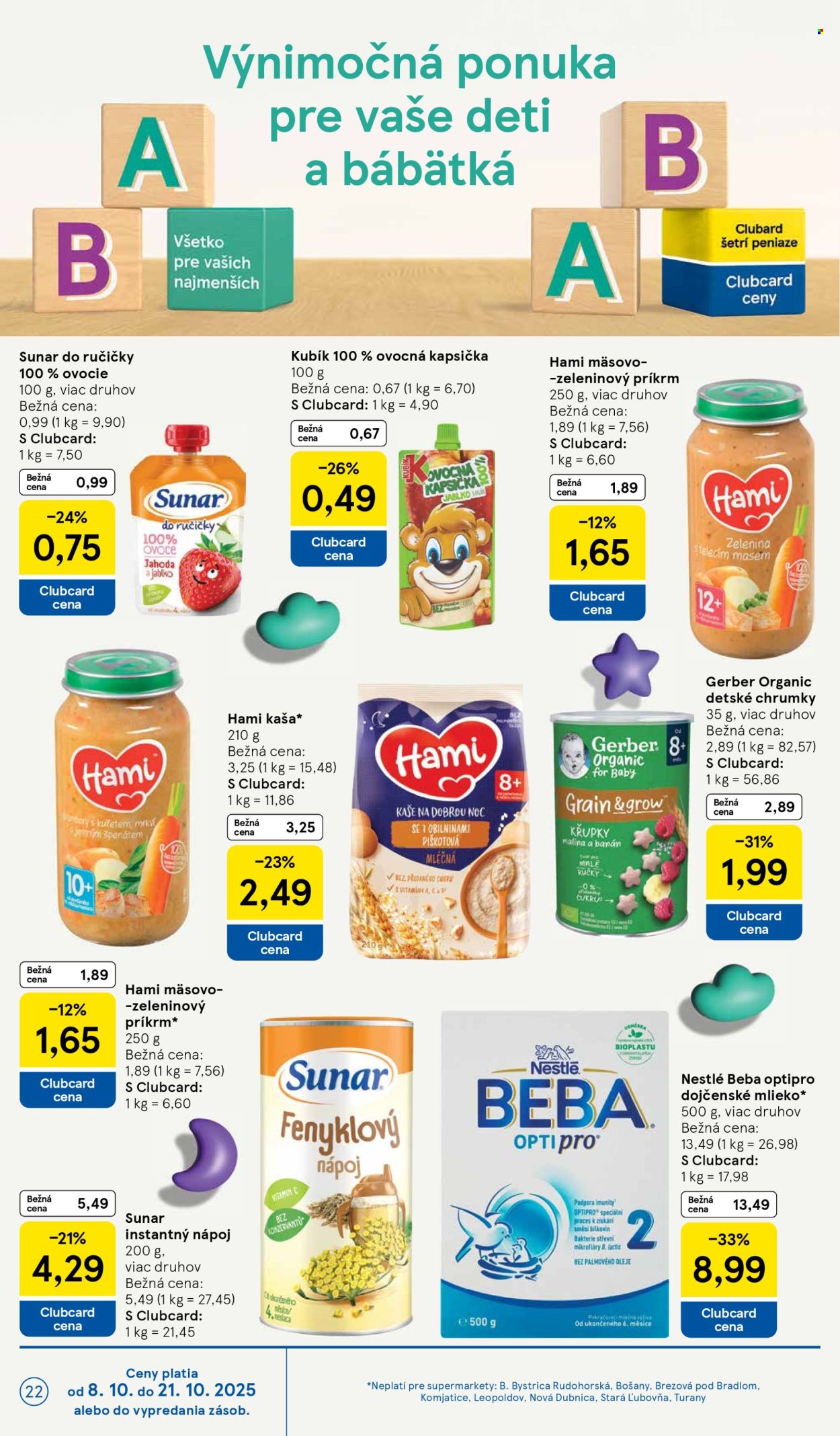 Leták TESCO supermarket - 8.10.2025 - 14.10.2025. Strana 22