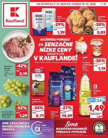 Leták Kaufland - 9.10.2025 - 15.10.2025.