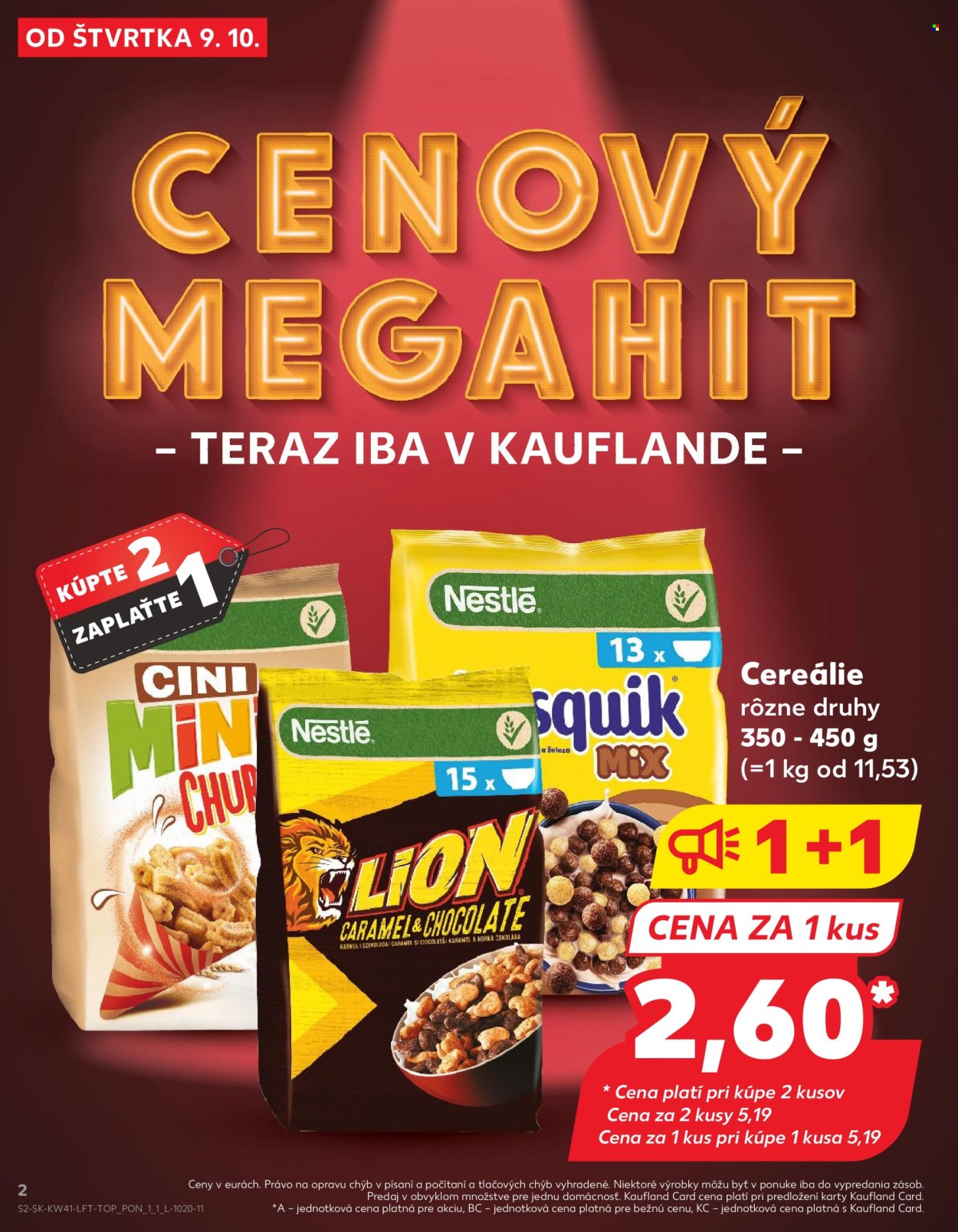Leták Kaufland - 9.10.2025 - 15.10.2025. Strana 2