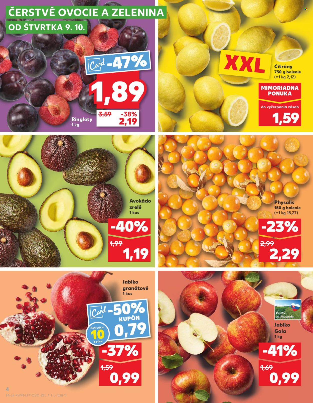 Leták Kaufland - 9.10.2025 - 15.10.2025. Strana 4