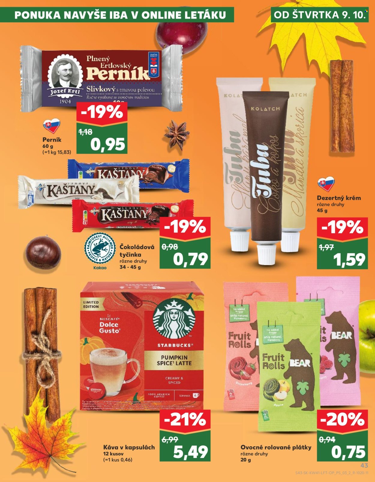 Leták Kaufland - 9.10.2025 - 15.10.2025. Strana 43