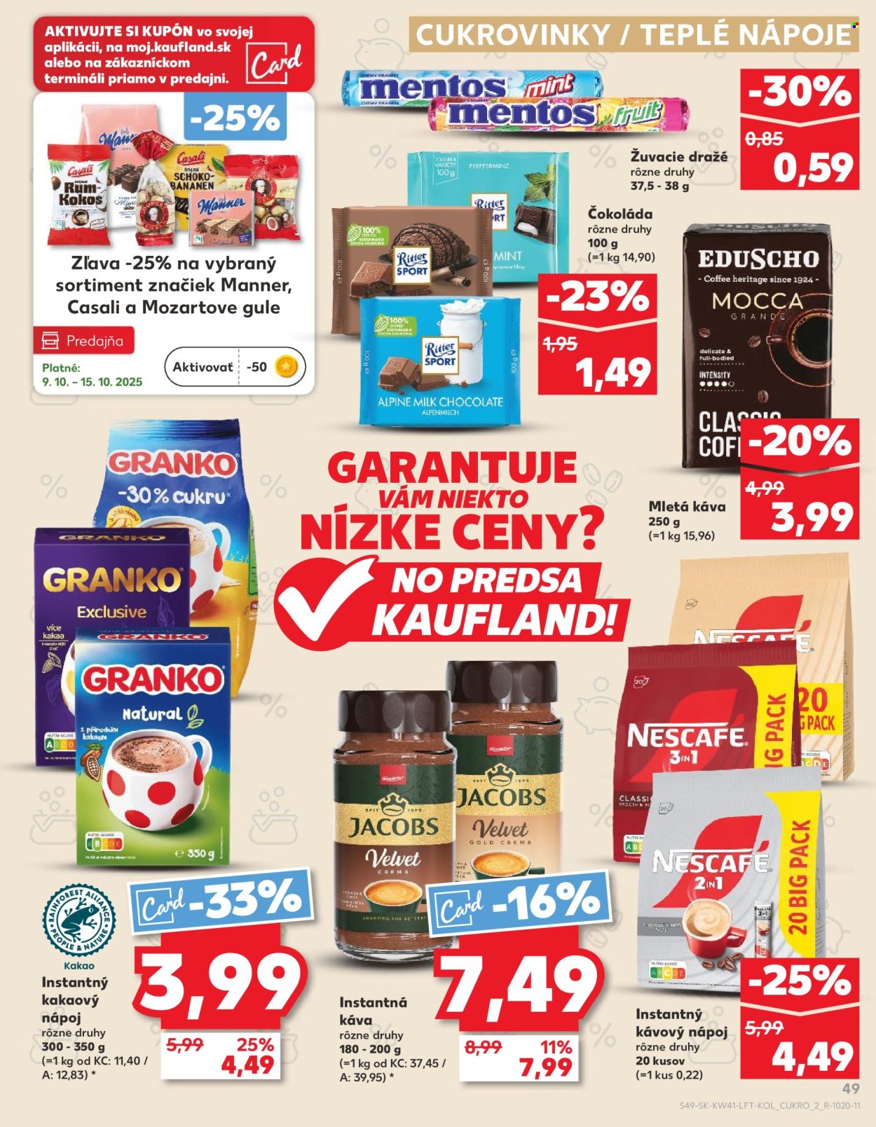 Leták Kaufland - 9.10.2025 - 15.10.2025. Strana 49