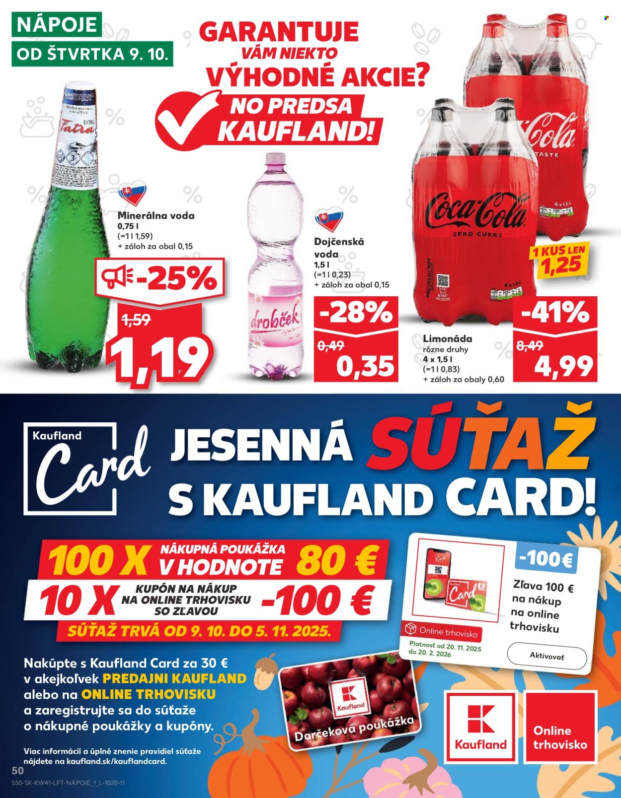 Leták Kaufland - 9.10.2025 - 15.10.2025. Strana 50
