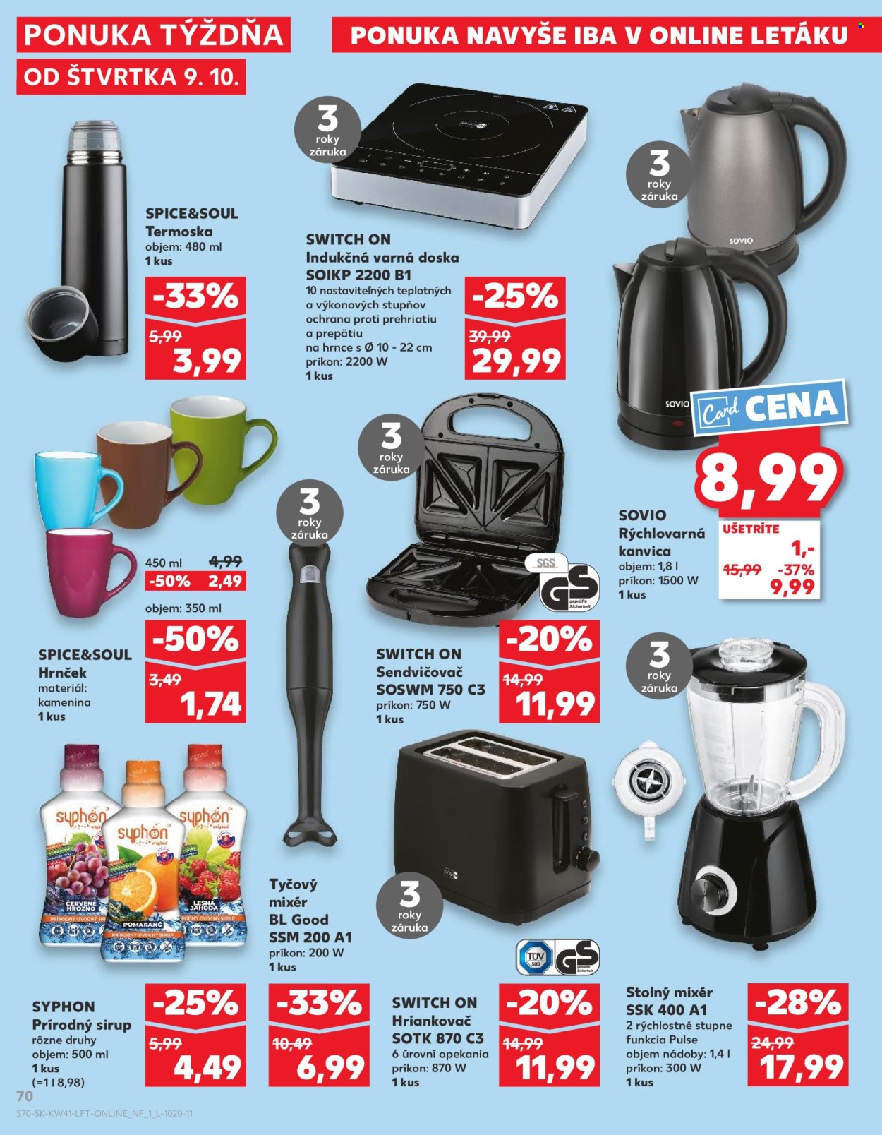 Leták Kaufland - 9.10.2025 - 15.10.2025. Strana 70