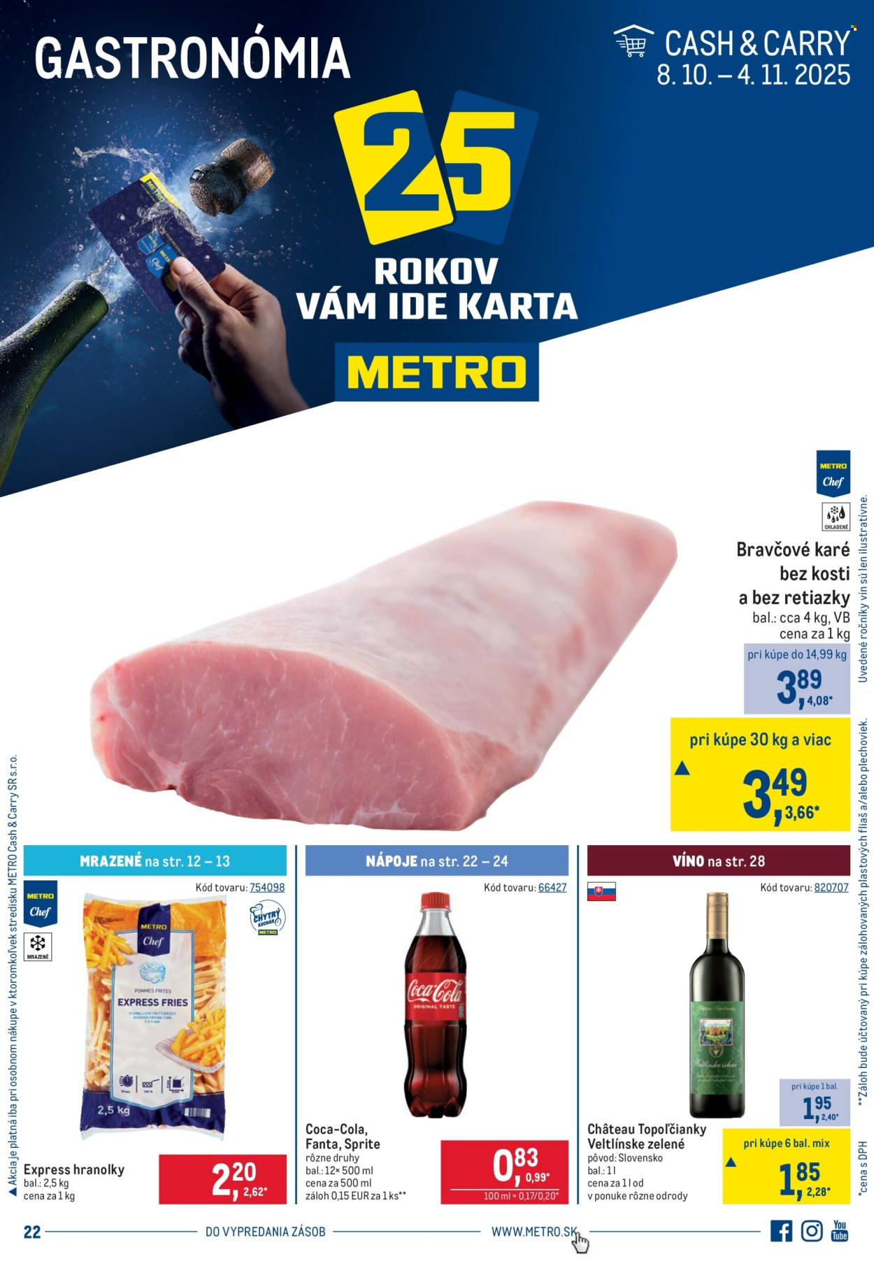 Leták Metro - 8.10.2025 - 4.11.2025. Strana 1