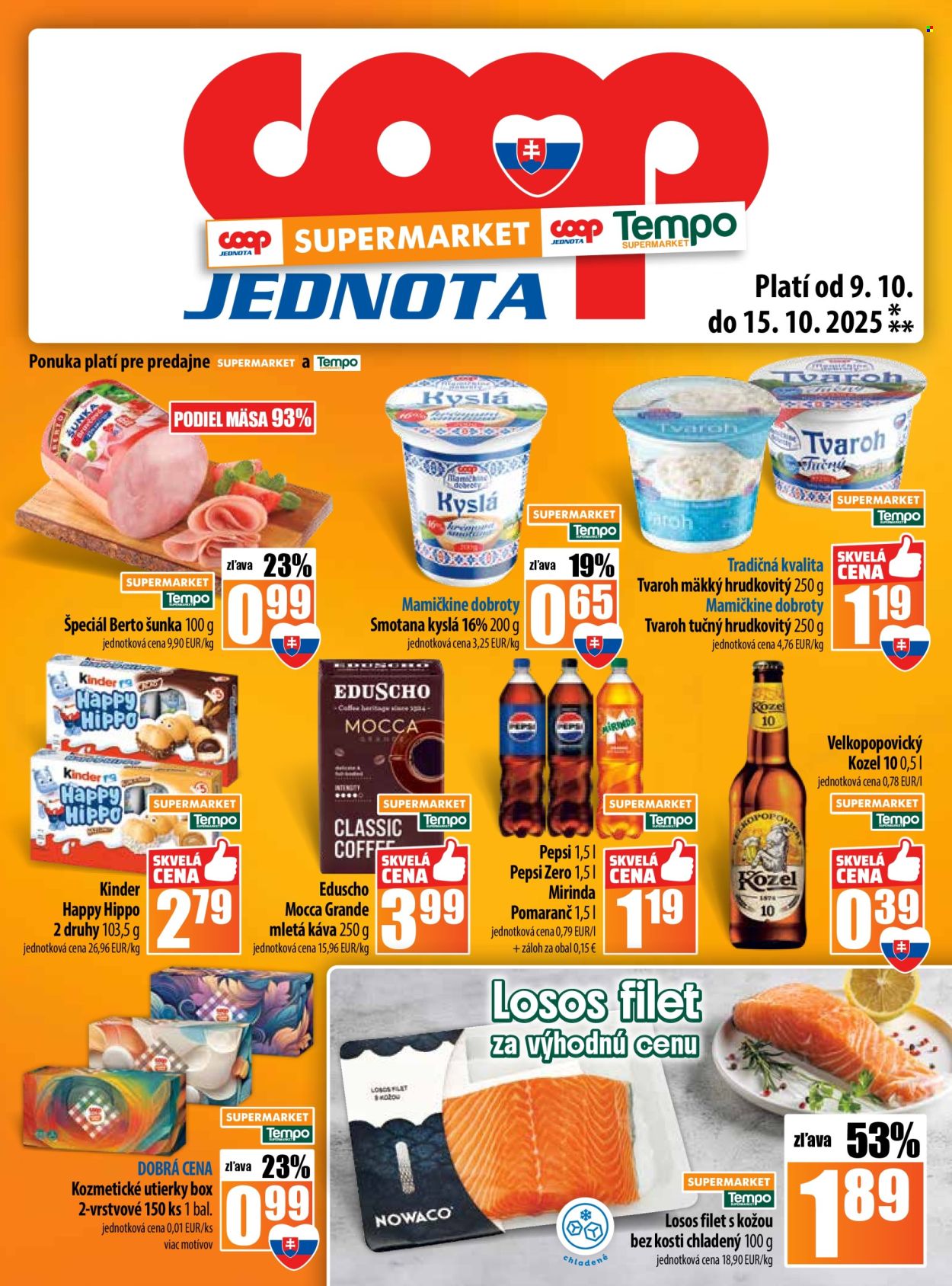 Leták COOP Jednota - 9.10.2025 - 15.10.2025. Strana 13