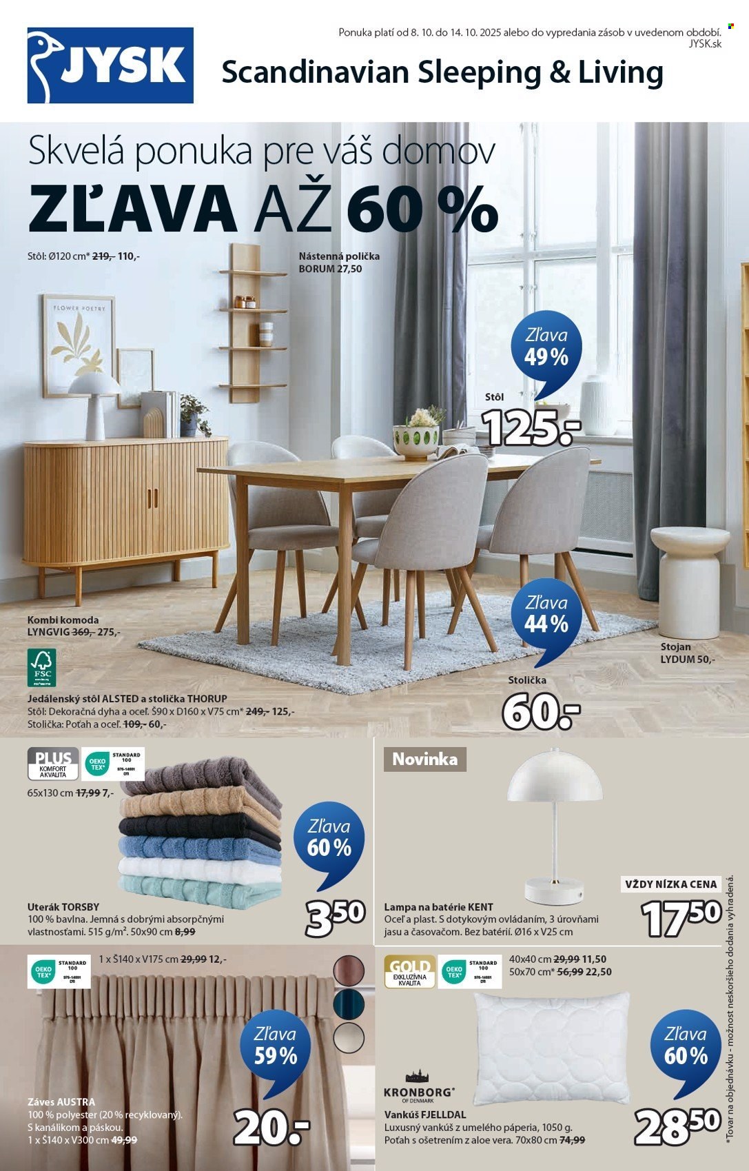 Leták JYSK - 8.10.2025 - 14.10.2025. Strana 2