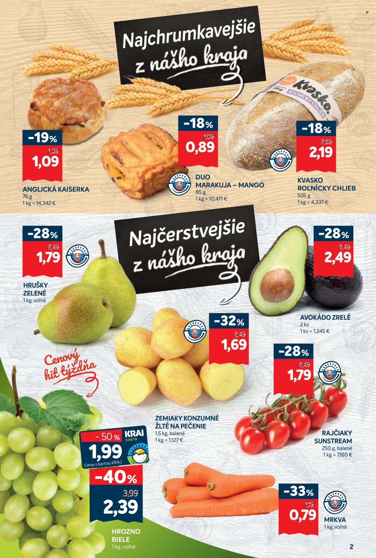 Leták Kraj - 9.10.2025 - 15.10.2025. Strana 2