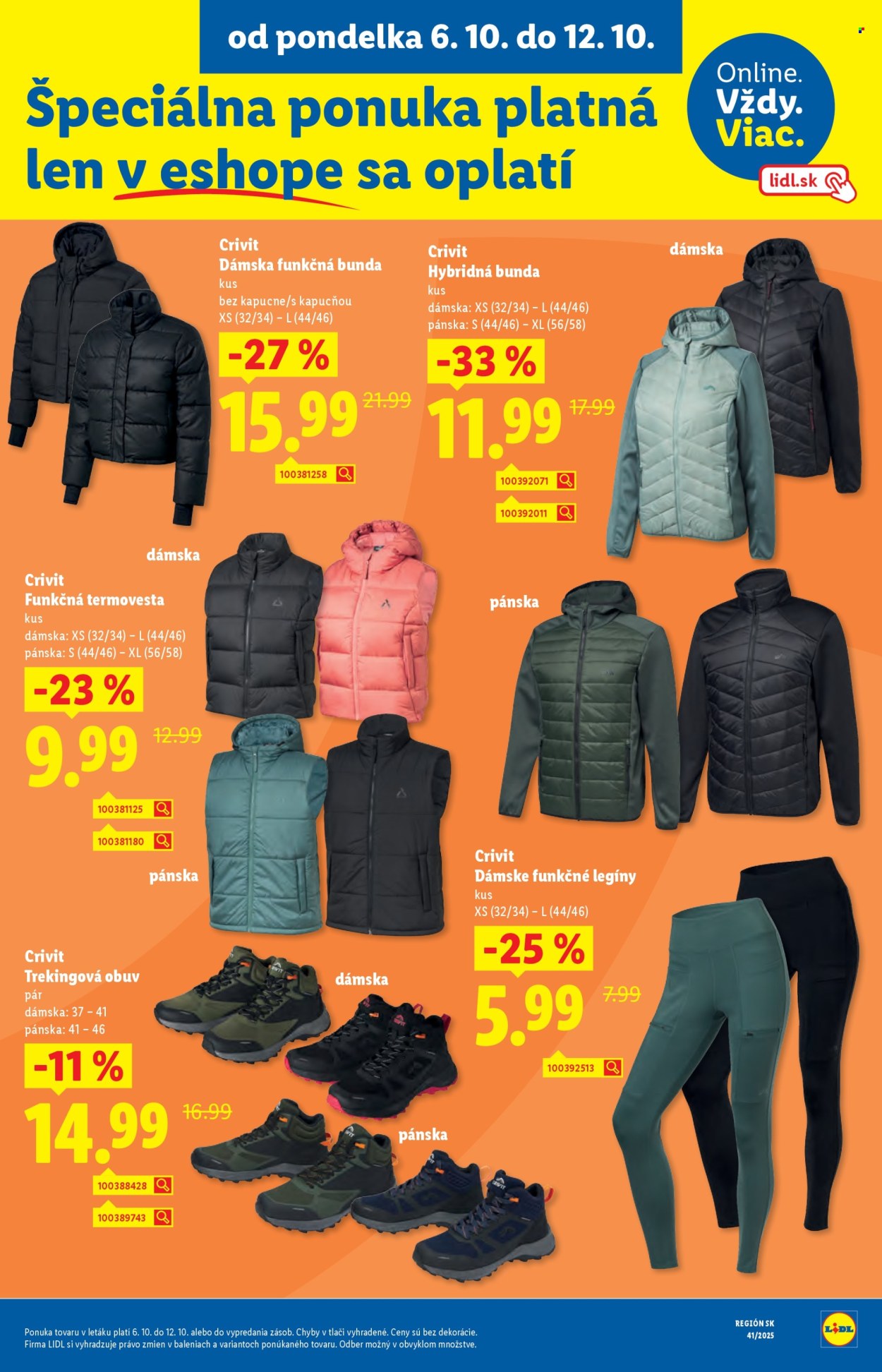 Leták Lidl - 9.10.2025 - 12.10.2025. Strana 105